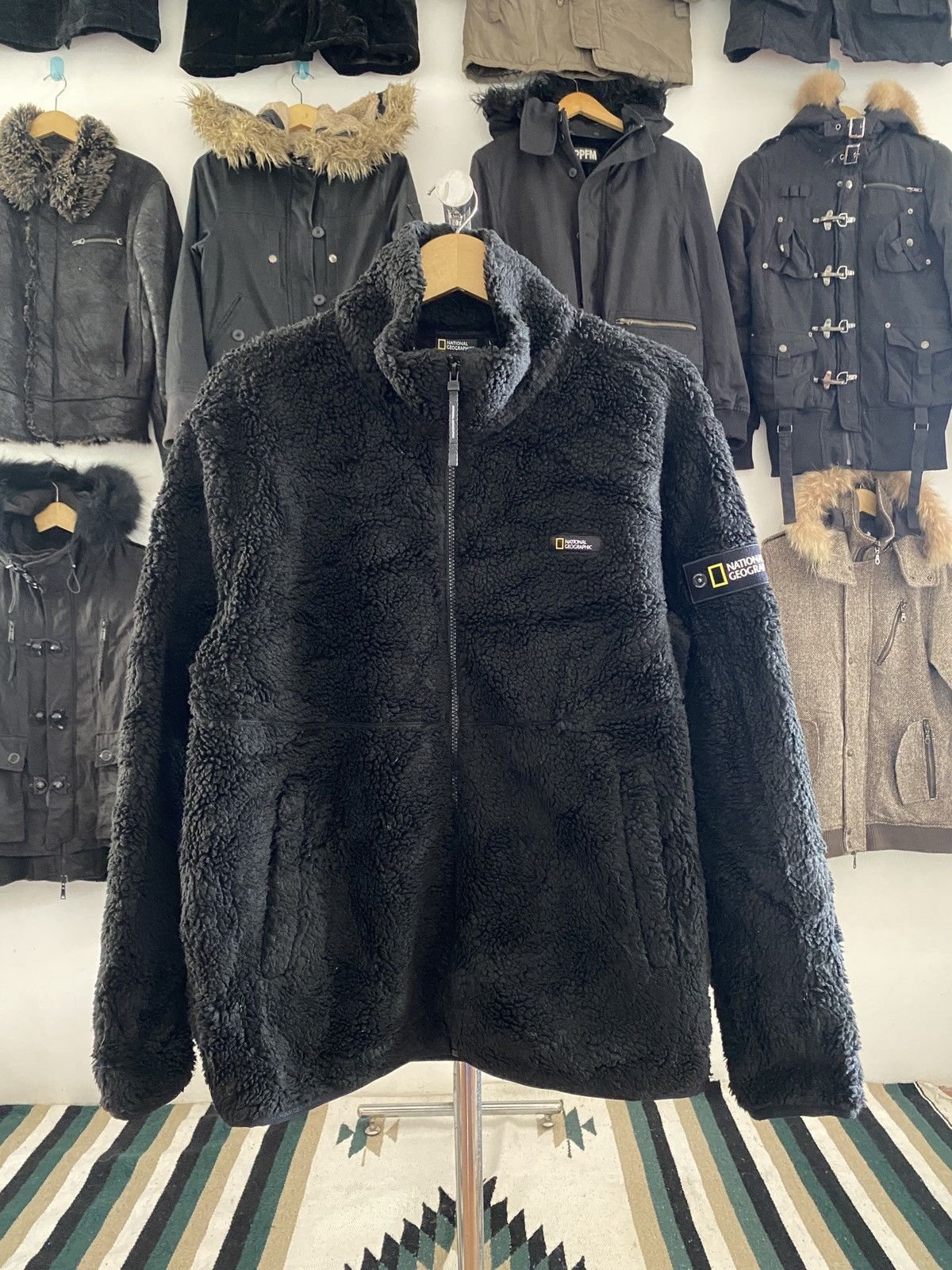 Other 💥RARE💥Vintage National Geographic Sherpa Hoodie Jacket Size US L / EU 52-54 / 3 - 2 Thumbnail