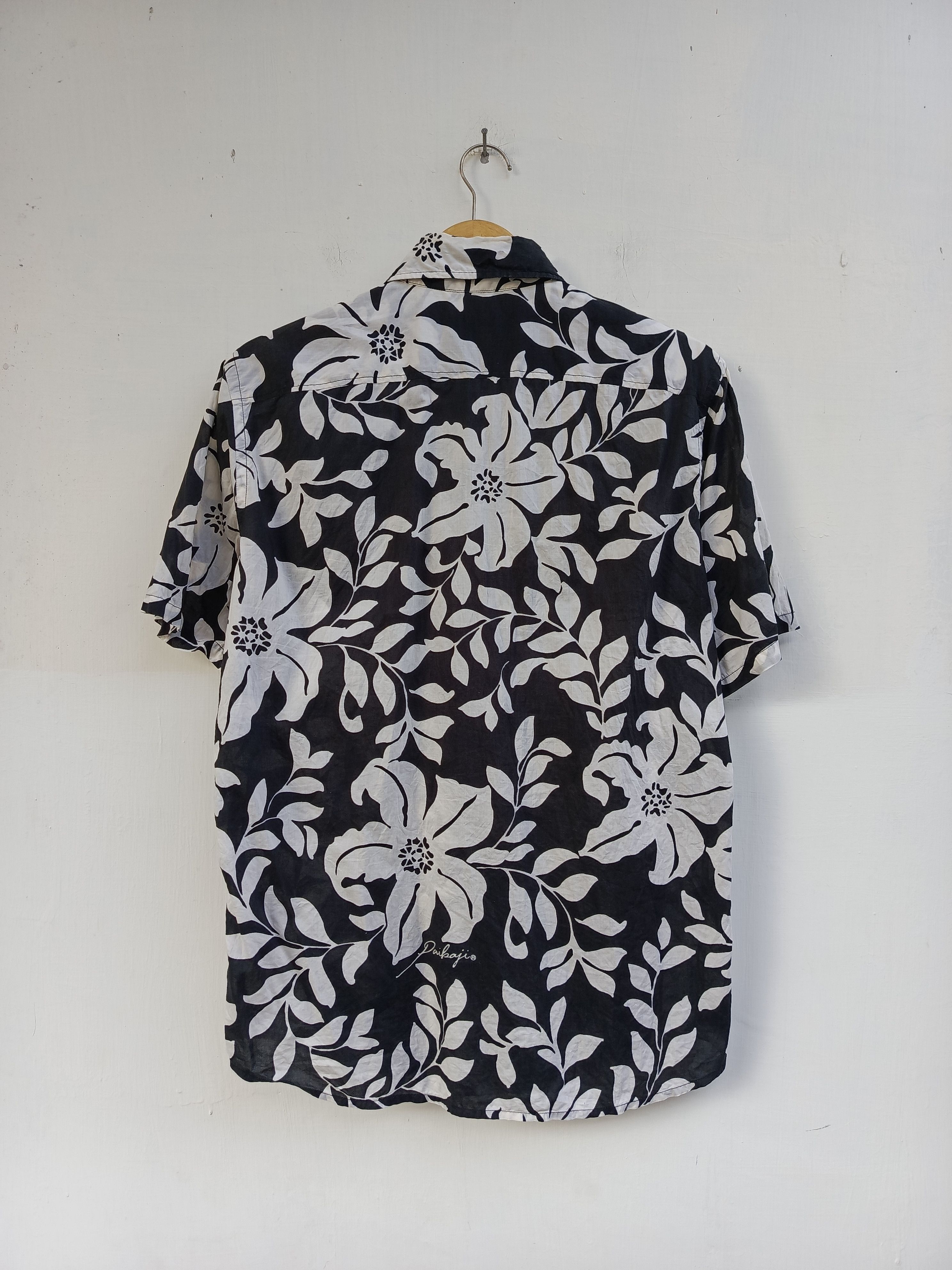 Japanese Brand Paikaji Japan Floral Button Up – Hawaiian Summer Shirt Size US M / EU 48-50 / 2 - 8 Thumbnail
