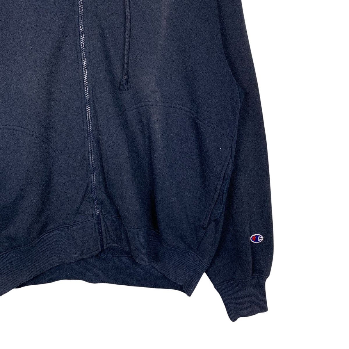 Champion CHAMPION Navy Blue Zipper Hoodies Sweatshirt #1724-C76 Size US XXL / EU 58 / 5 - 4 Thumbnail