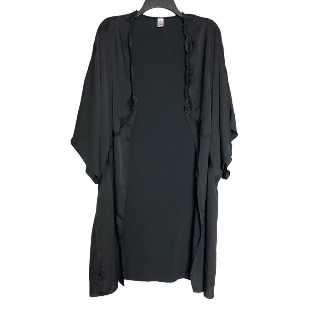 Designer Victoria’s Secret l Satin & Lace Open Robe Size XS Size ONE SIZE - 1 Thumbnail