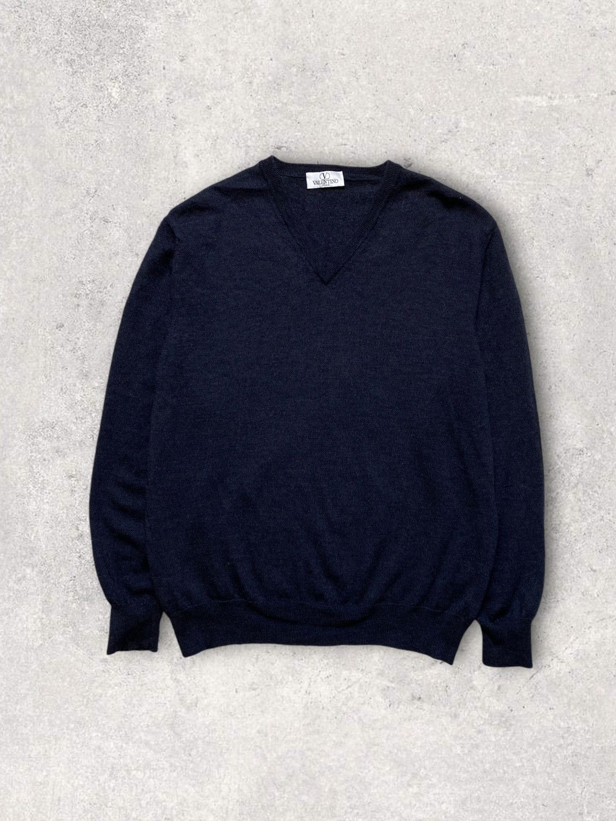 Valentino × Vintage Valentino studio wool lana merinos extrafine luxury premium Size XL / US 12-14 / IT 48-50 - 1 Thumbnail