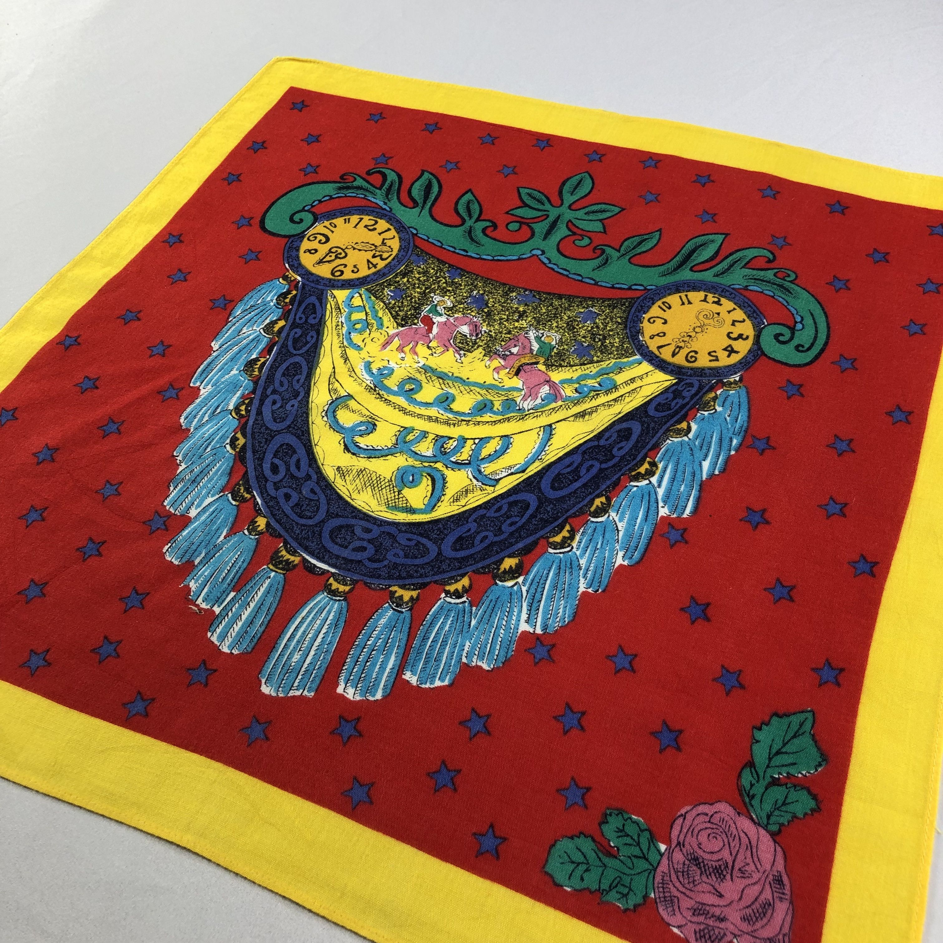 Michiko Koshino Michiko Koshino Handkerchief Neckerchief Bandana H2152 Size ONE SIZE - 3 Thumbnail