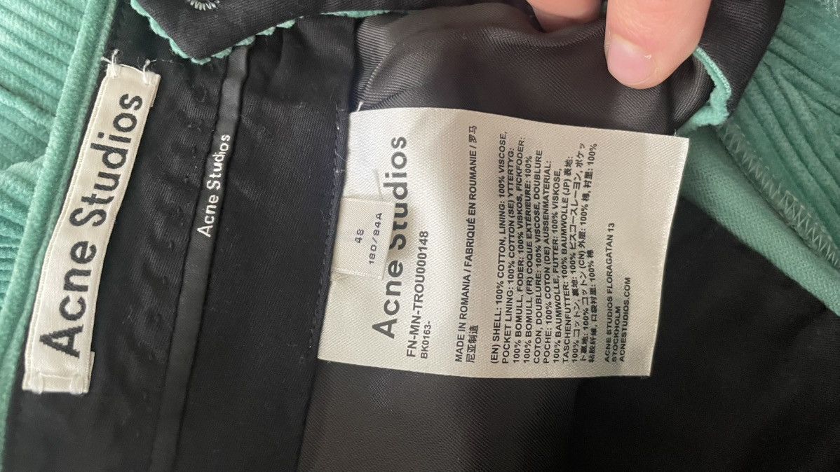 Acne Studios Acne corduroy pants Size US 31 - 4 Thumbnail