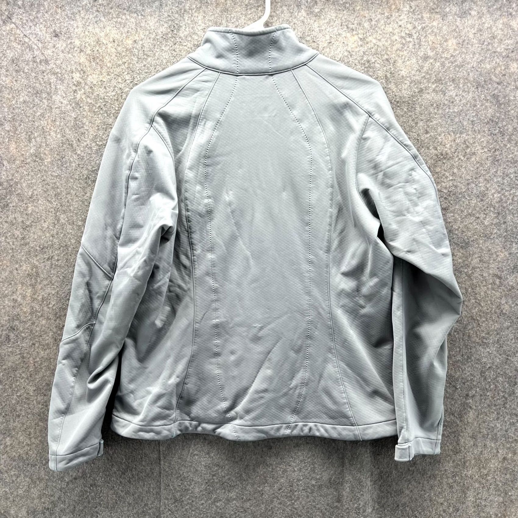 Vintage REI Jacket Women Large Gray Blue Full Zip Fleece Lined Outdoors Winter Size L / US 10 / IT 46 - 2 Thumbnail