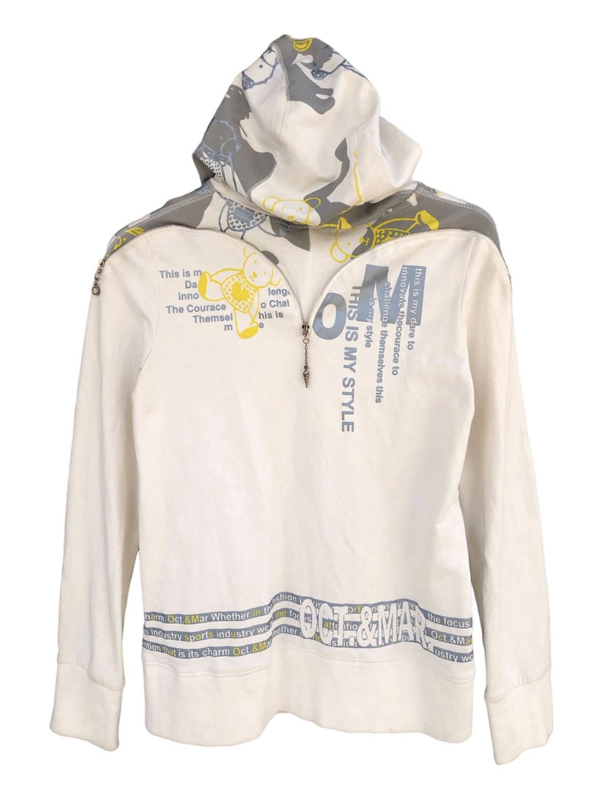 00s Multi zip up design jacket