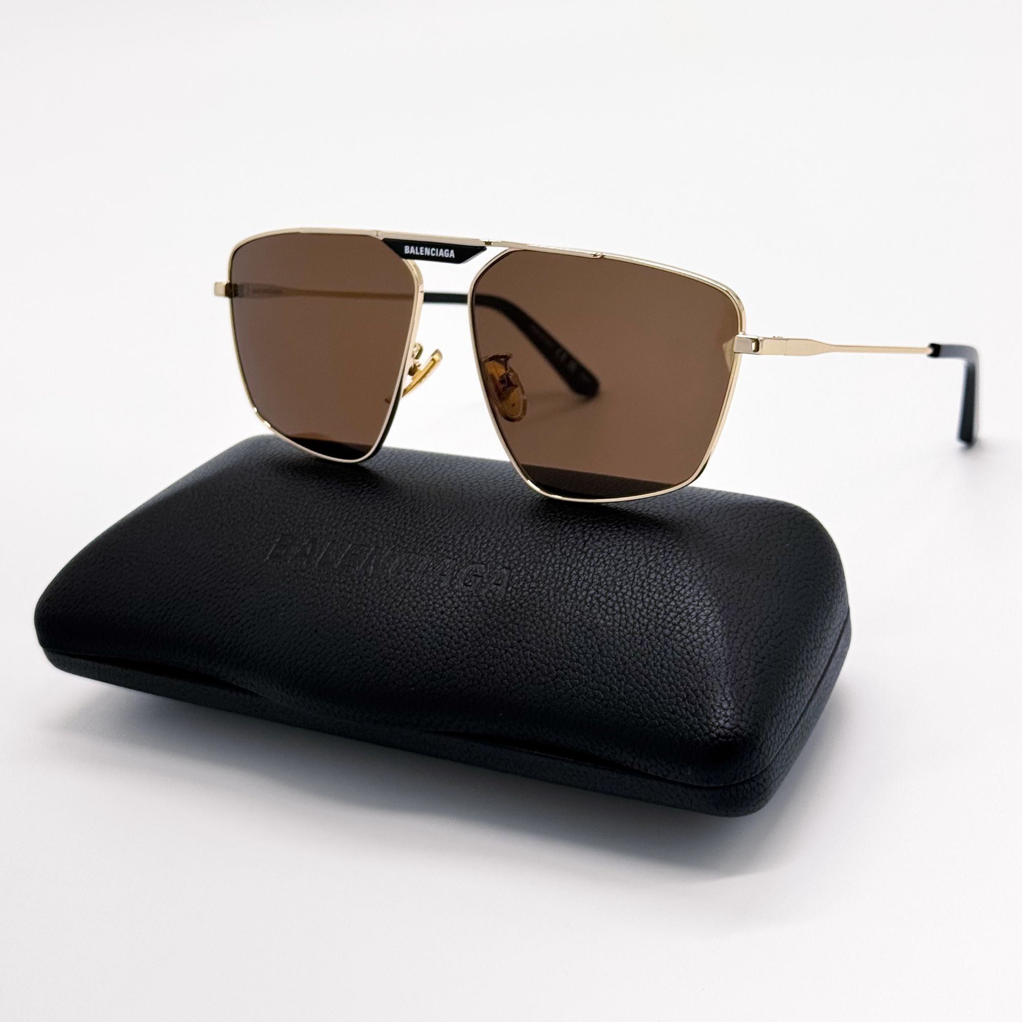 Balenciaga NEW BALENCIAGA SUNGLASSES BB0246SA 003 GOLD MEN EYEWEAR BALE Size ONE SIZE - 1 Thumbnail