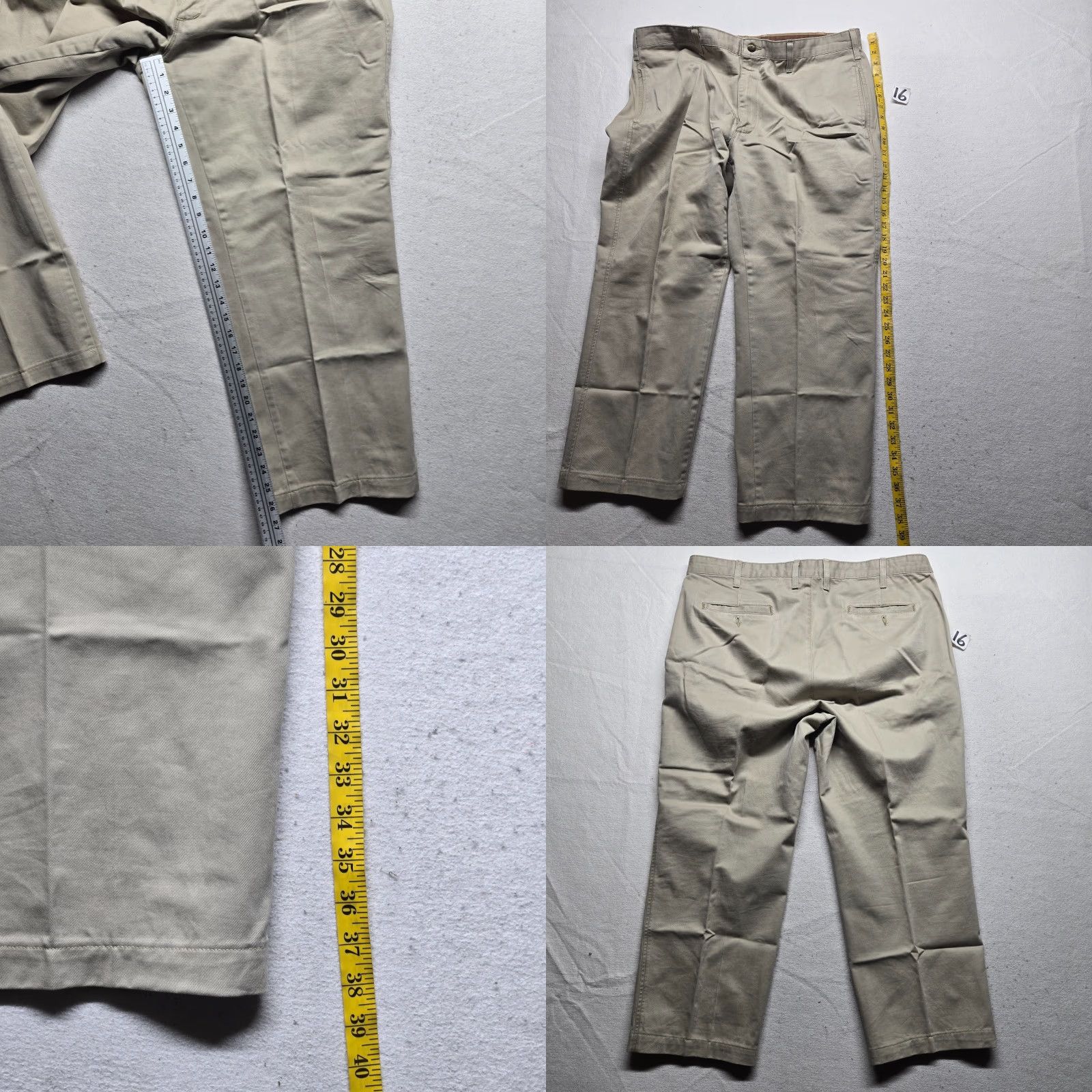 Orvis Orvis Flat Front Khaki Pants Tan Beige Adult Men's Size 38 X 30 Size US 38 / EU 54 - 8 Thumbnail