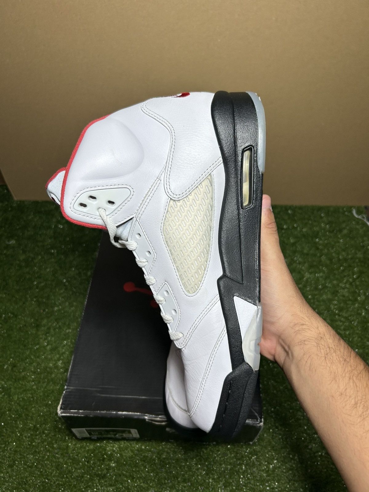 Jordan Brand Jordan 5 fire red 2020 Size US 12 / EU 45 - 7 Thumbnail