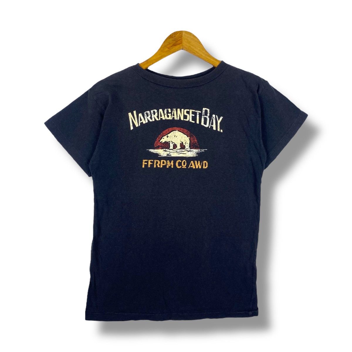 45rpm × Vintage Vintage 45RPM Narraganset Bay Graphic Tee Shirt Pure Indigo Size US M / EU 48-50 / 2 - 1 Thumbnail