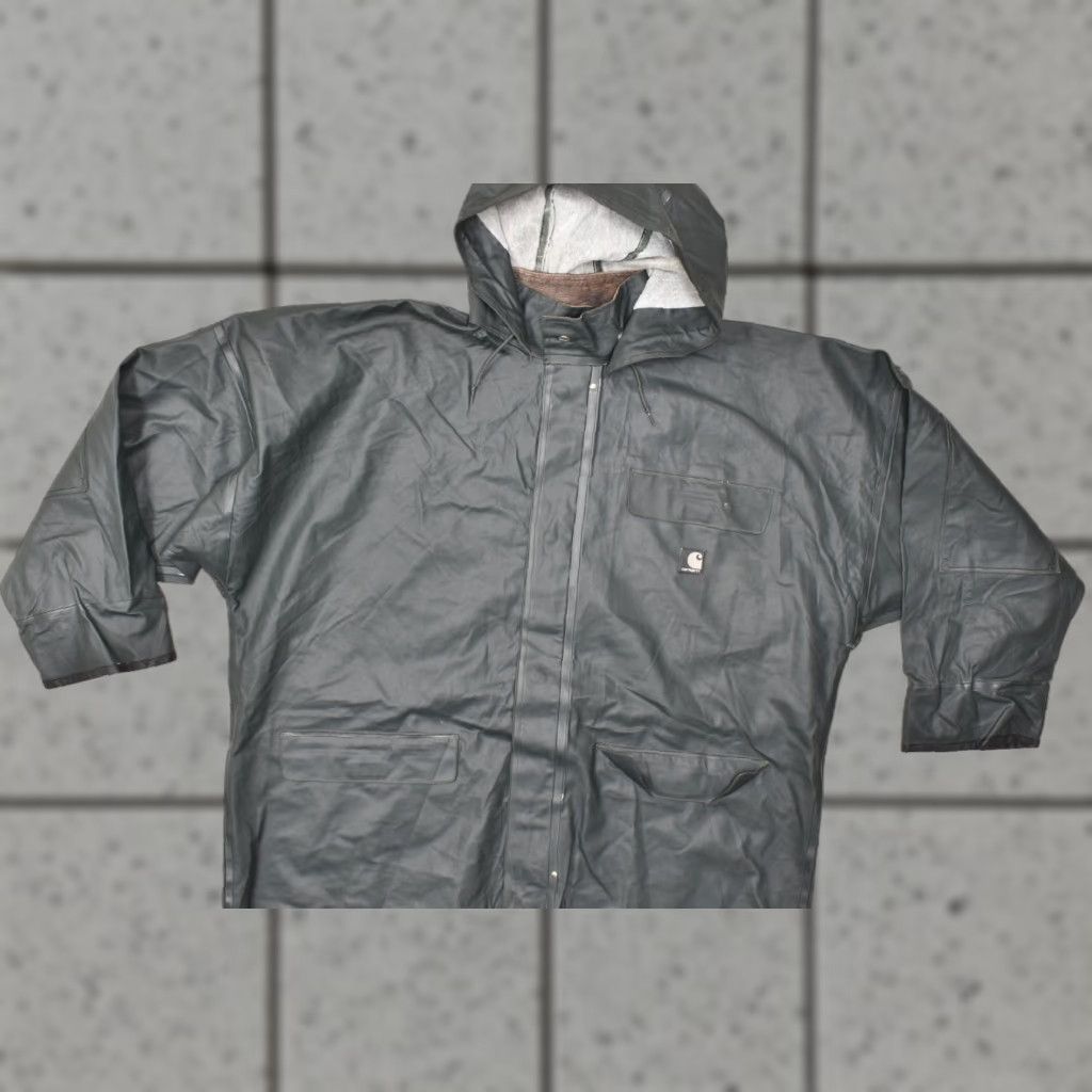 Carhartt Carhartt Jacket Rain Coat WaterProof Green XL Men C64GRN Outdoor Workwear Mid-Length Size US XL / EU 56 / 4 - 1 Thumbnail