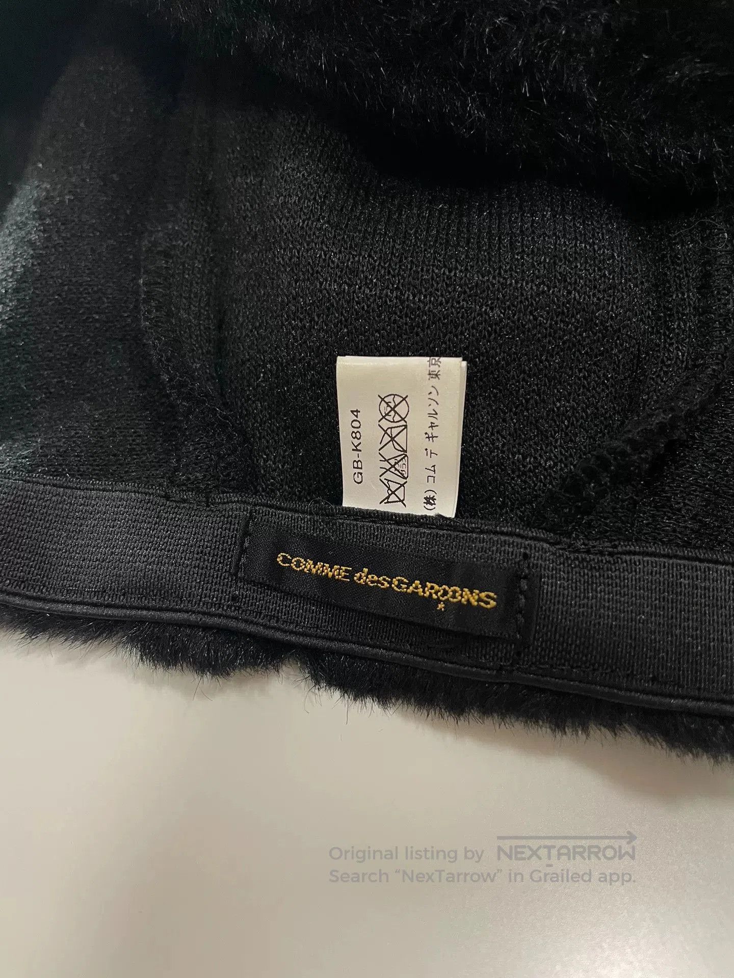 Comme des Garcons Comme des Garçons Fuzzy Hat. Size ONE SIZE - 3 Thumbnail