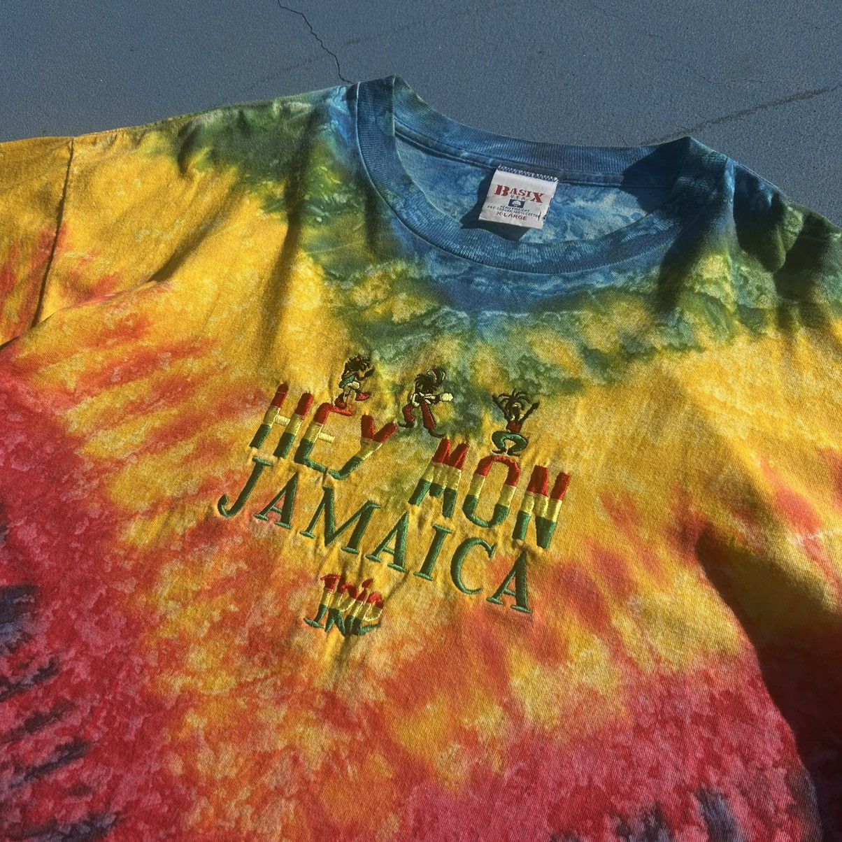 Other Hey Mon, Jamaica Irie Tie Dye Y2K shirt Size US XL / EU 56 / 4 - 3 Thumbnail