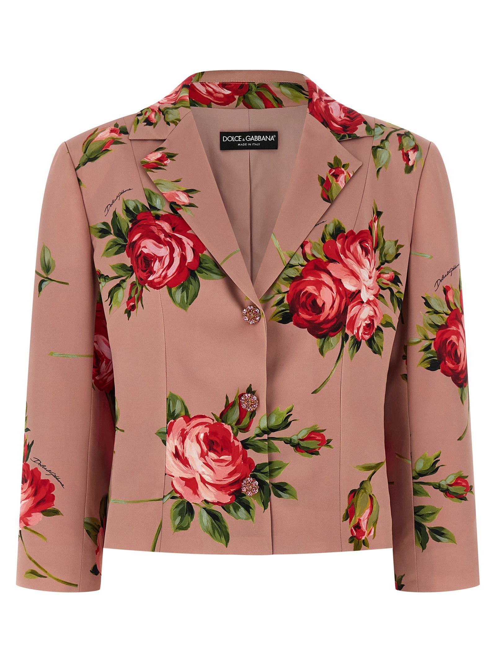 Dolce & Gabbana 'Bouquet Rose' blazer Size M / US 6-8 / IT 42-44 - 1 Thumbnail