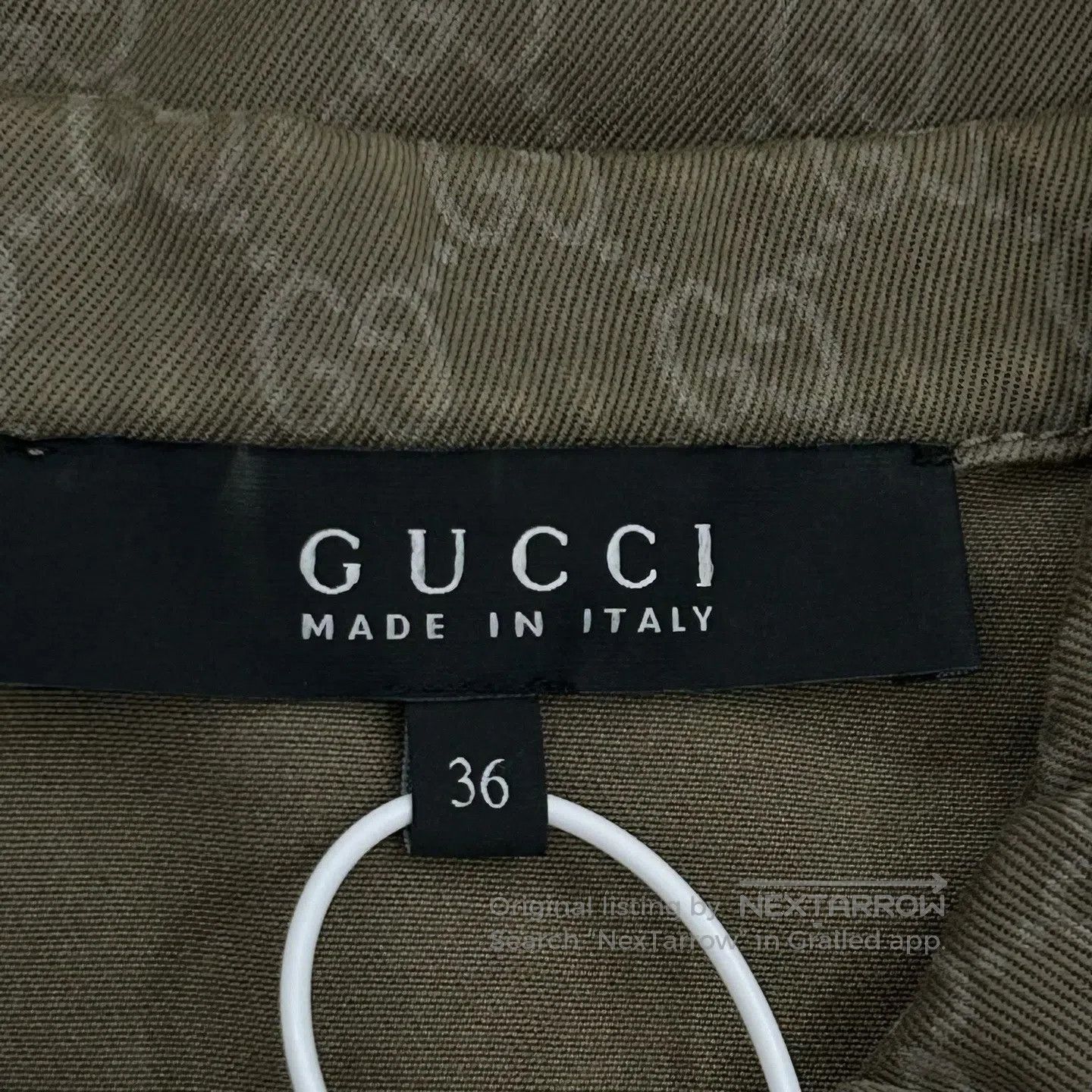 Gucci Guicci size 36 Manchurian-style old-style denim shirt Size S / US 4 / IT 40 - 3 Thumbnail