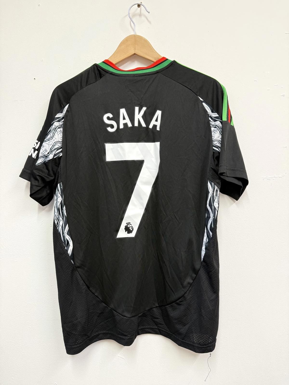 Adidas Adidas Arsenal Football Club Saka #7 Black Football Jersey Size US M / EU 48-50 / 2 - 2 Thumbnail