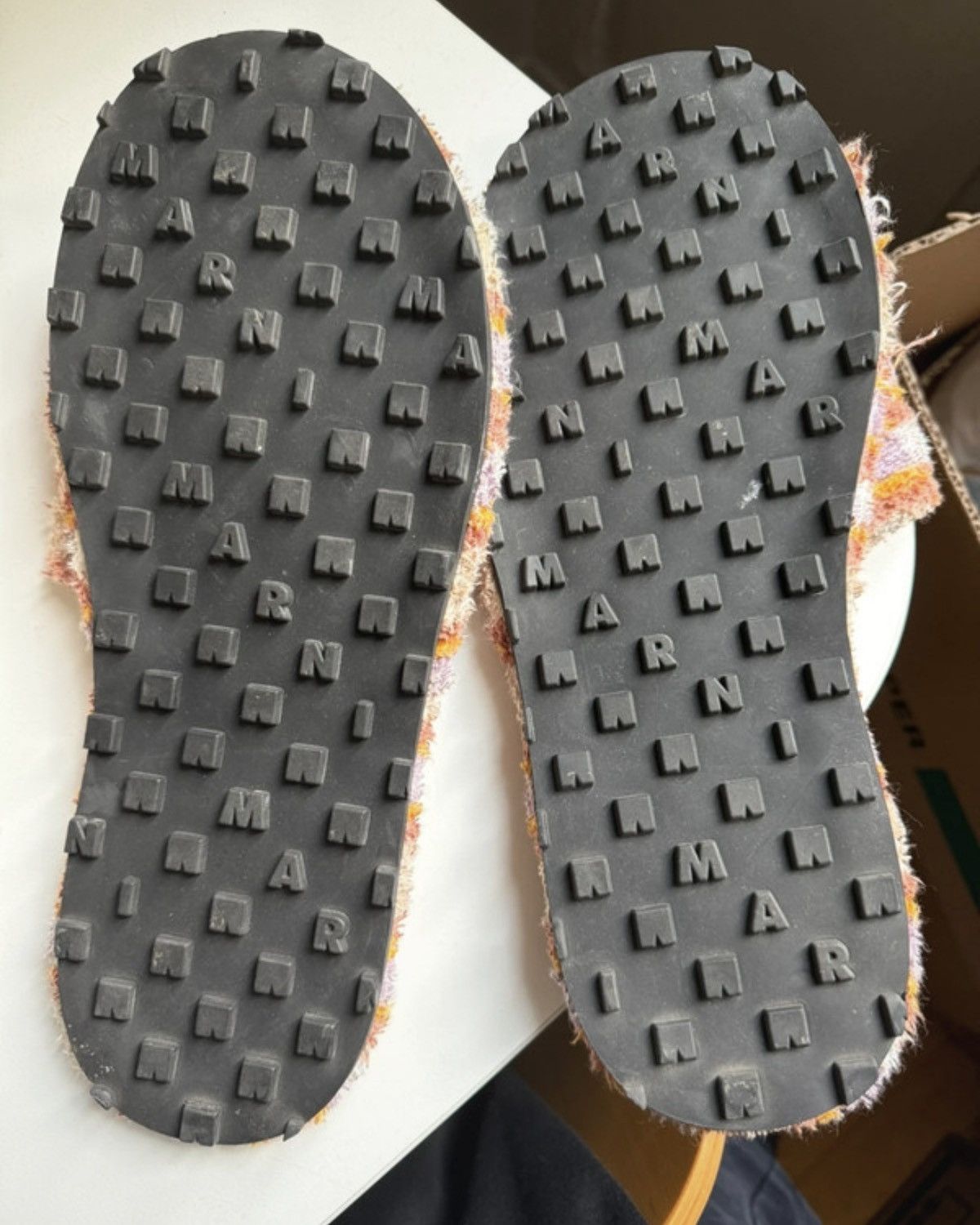 Marni Marni Multicolor Fuzzy Sandals Size US 10 / EU 43 - 4 Thumbnail