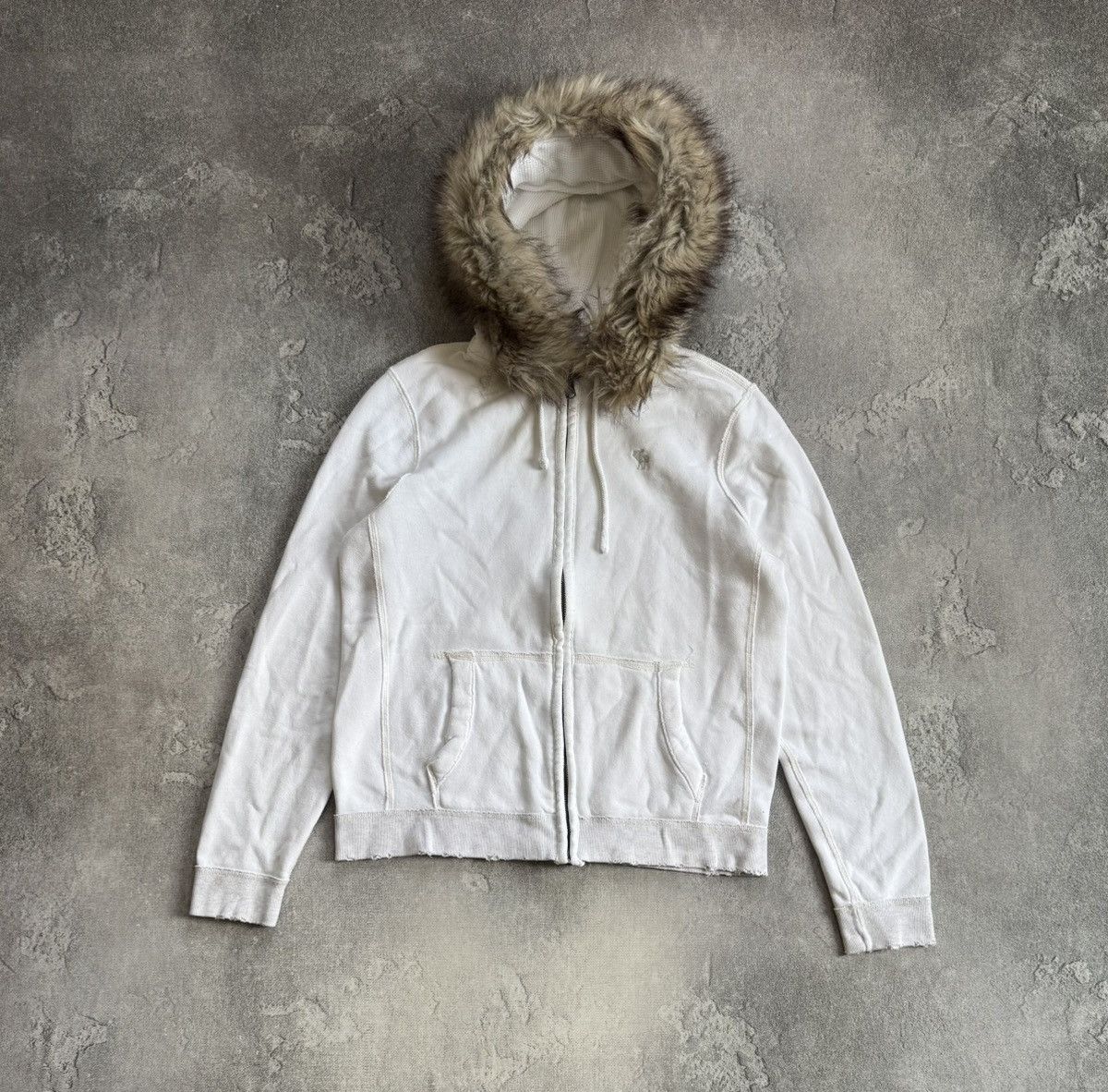Abercrombie & Fitch Abercrombie & Fitch Y2K Fur Faux hoodie if six was nine LGB Size XL / US 12-14 / IT 48-50 - 7 Thumbnail