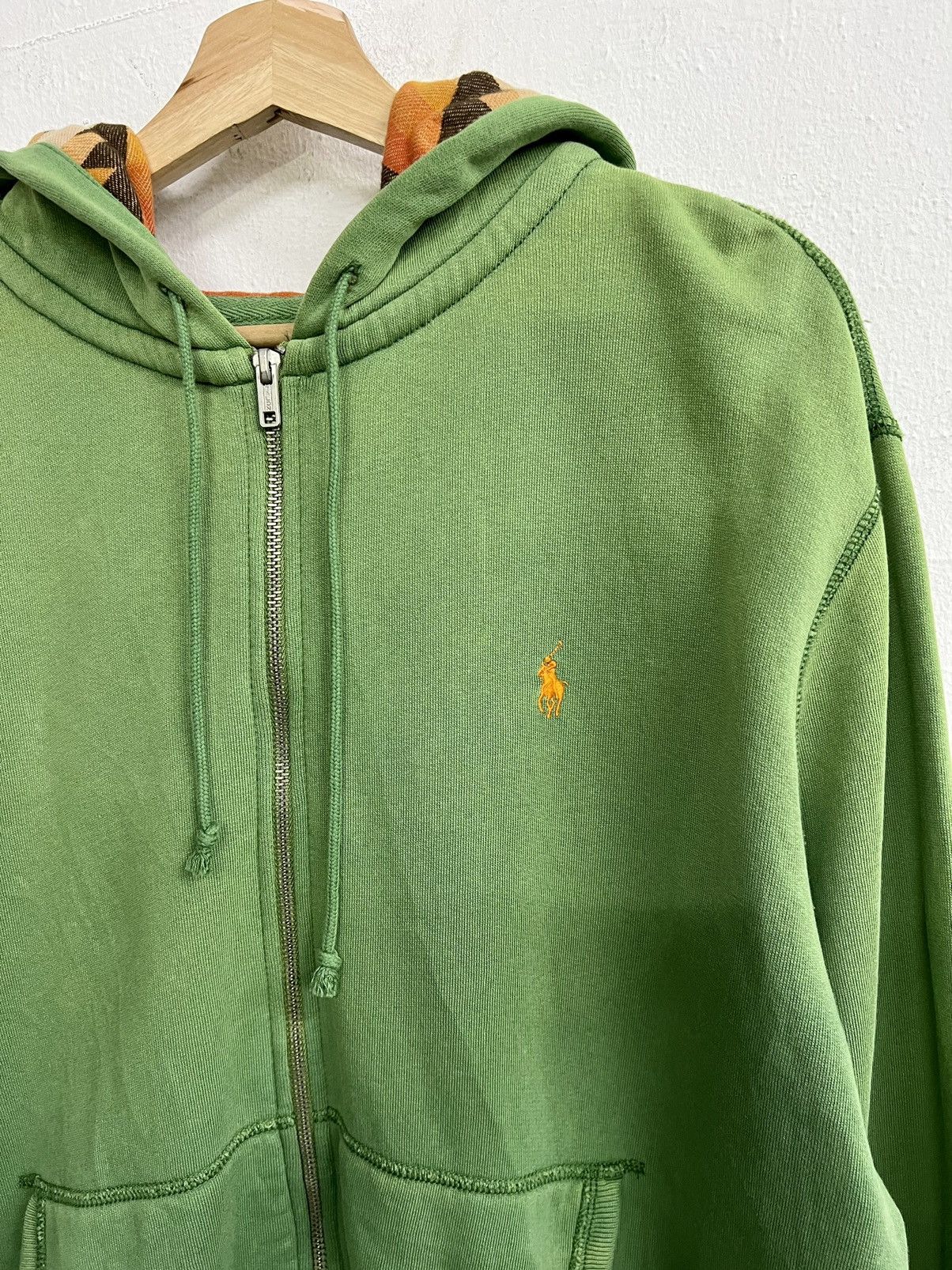 Polo Ralph Lauren × Ralph Lauren × Vintage Vintage Polo Ralph Lauren Talon Zipper Navajo Hoodie Size US L / EU 52-54 / 3 - 4 Thumbnail