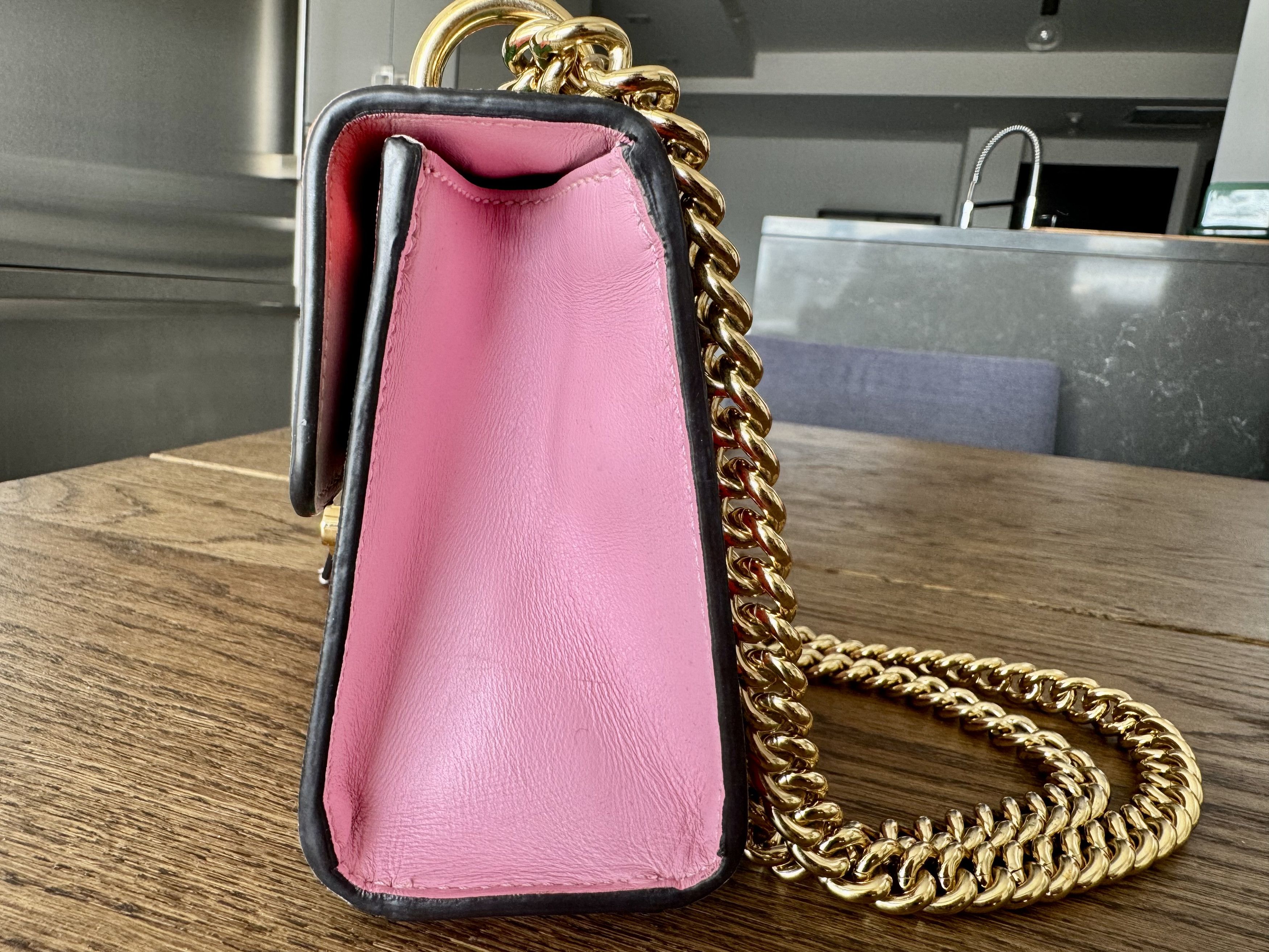 Gucci Gucci Padlock Strawberry Small Shoulder Bag Size ONE SIZE - 5 Thumbnail