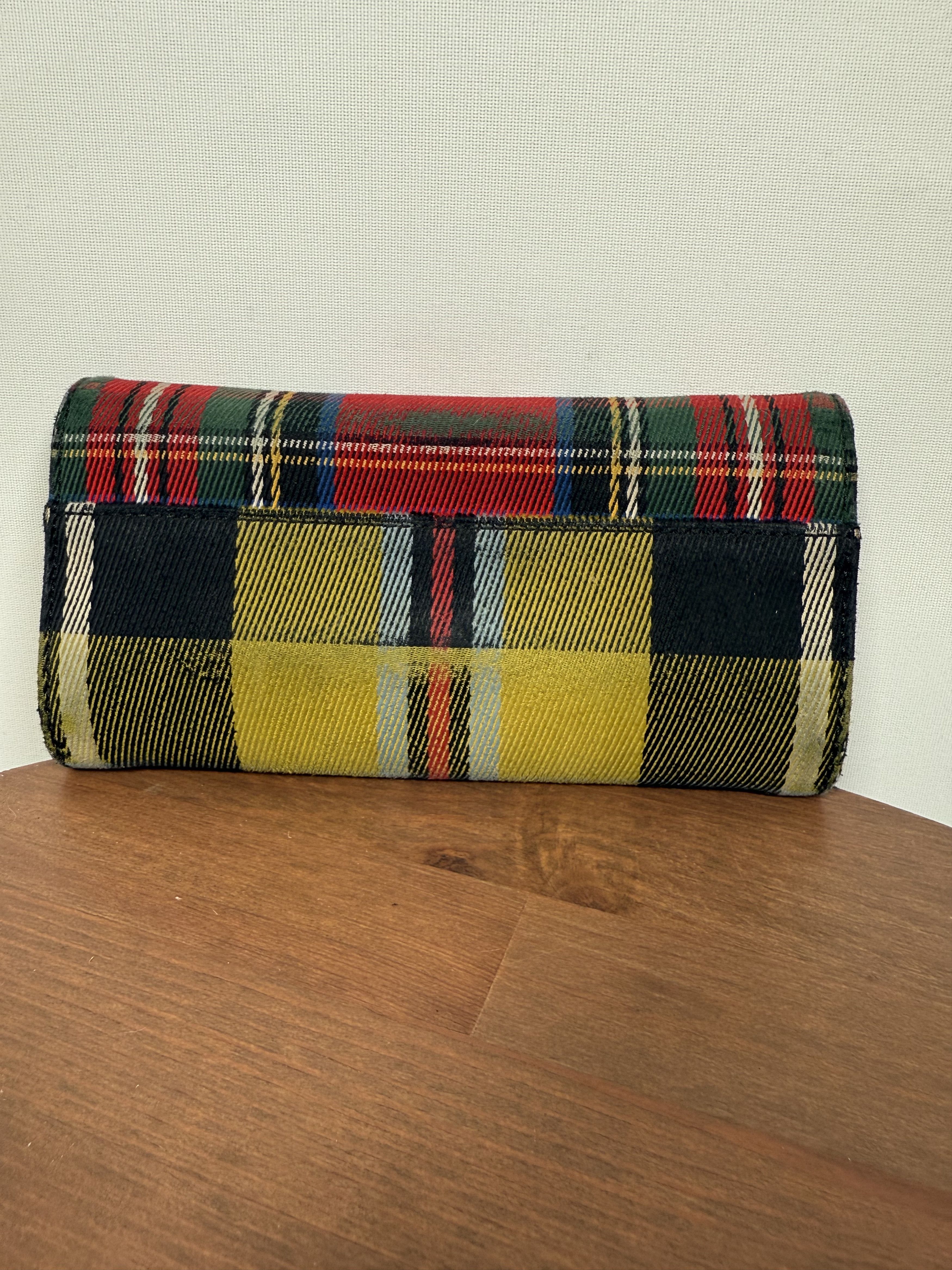Burberry Burberry Check Plaid Tartan Canvas Cotton Wallet Size ONE SIZE - 5 Thumbnail