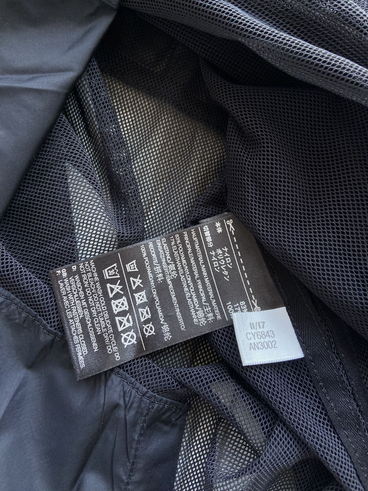 Y-3 Y-3 Yohji Yamamoto Adidas Mesh Foldable Hoodie Shirt Size US L / EU 52-54 / 3 - 13 Thumbnail