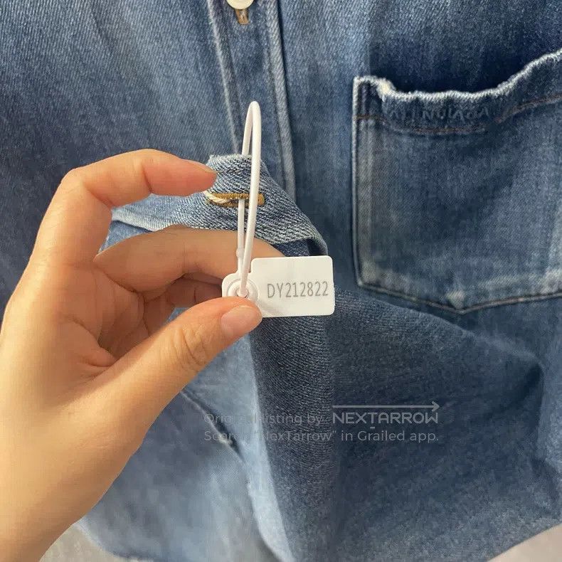Balenciaga Balenciaga Denim Short Sleeve Shirt Size US L / EU 52-54 / 3 - 5 Thumbnail