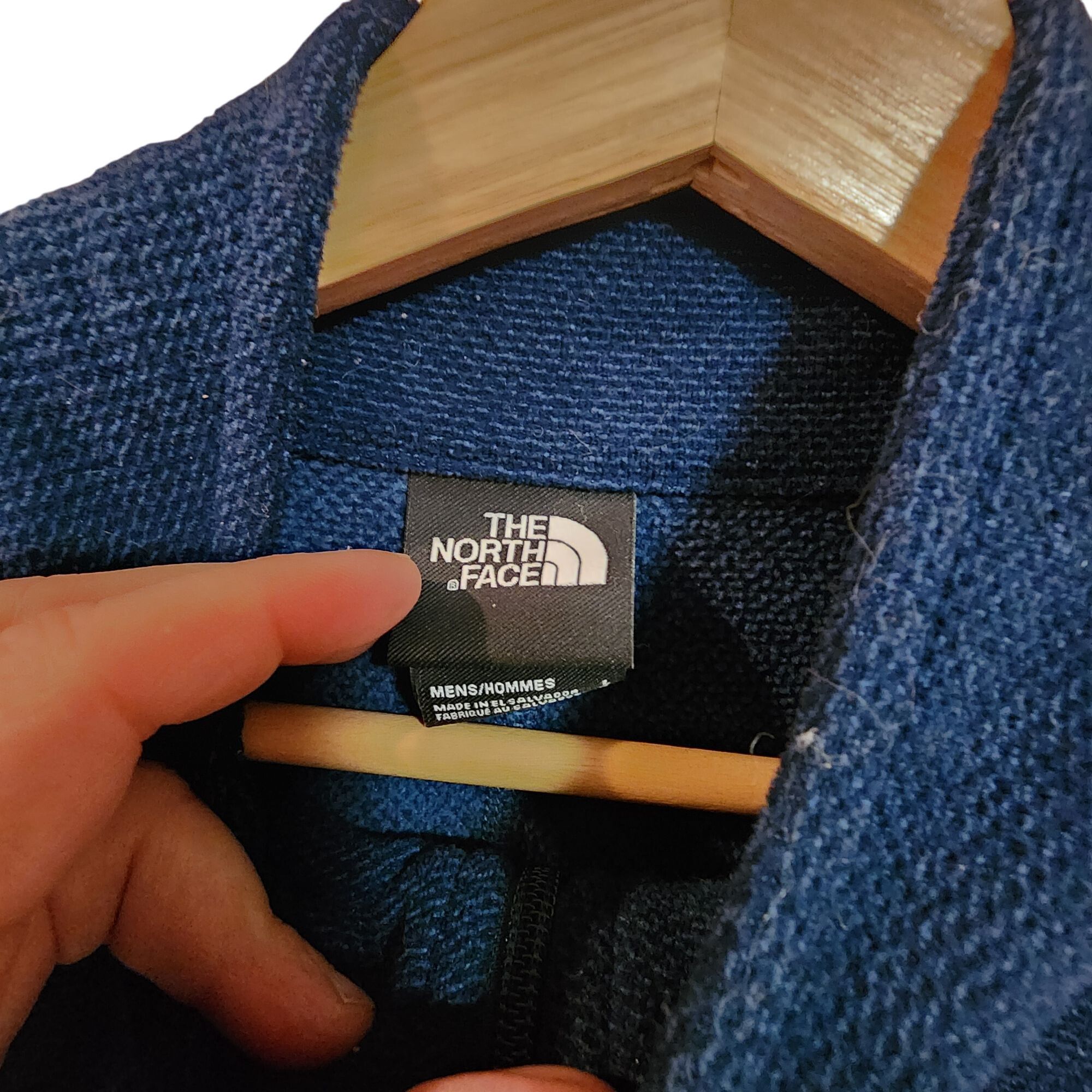 The North Face The North Face Mens Navy Blue 1/4 Zip Fleece Jacket Size XL Size US XL / EU 56 / 4 - 4 Thumbnail