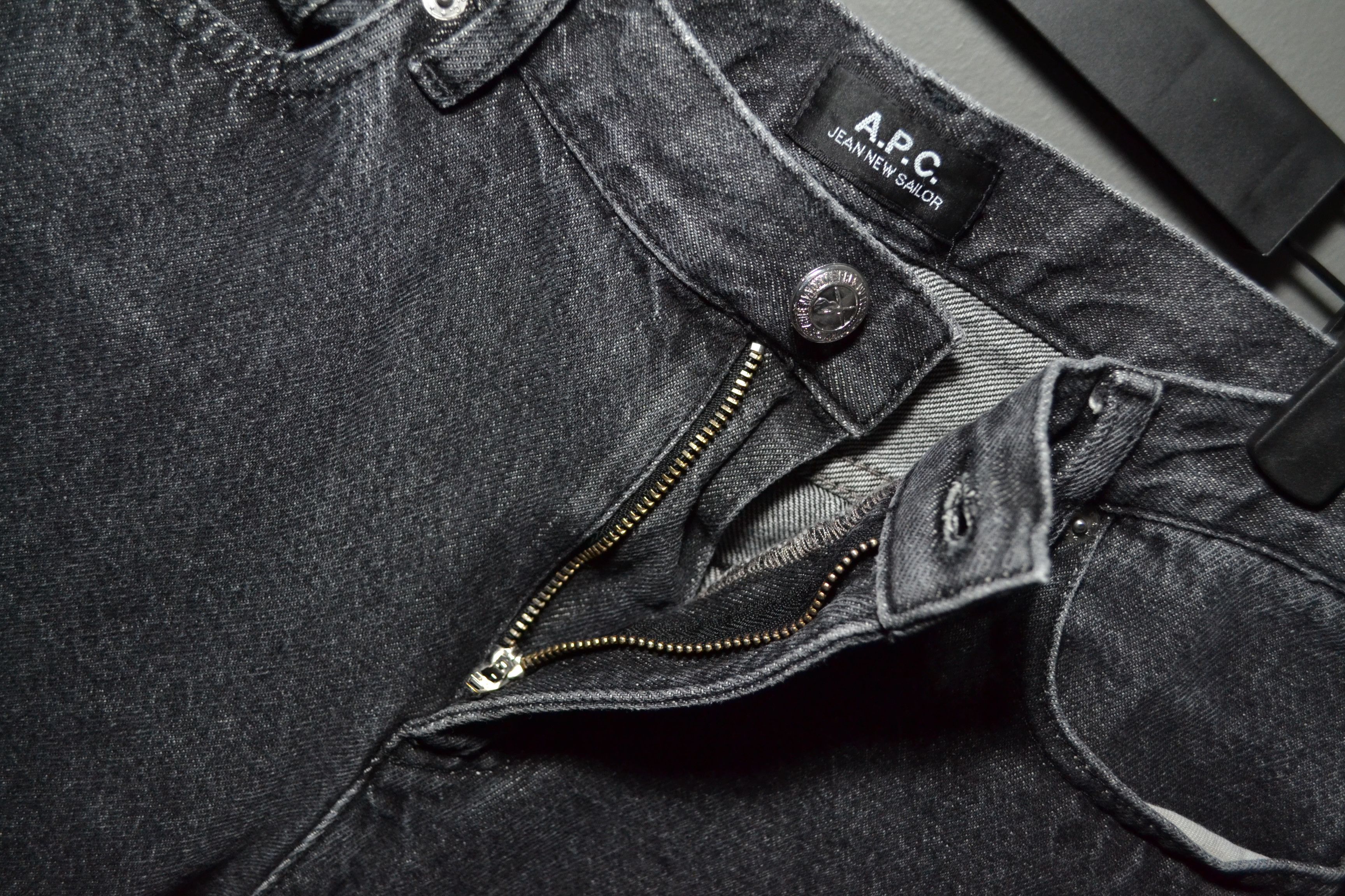 A.P.C. A.P.C. Jean New Sailor Jeans 27 Gray Denim Women Cropped Size 27" / US 4 / IT 40 - 8 Thumbnail