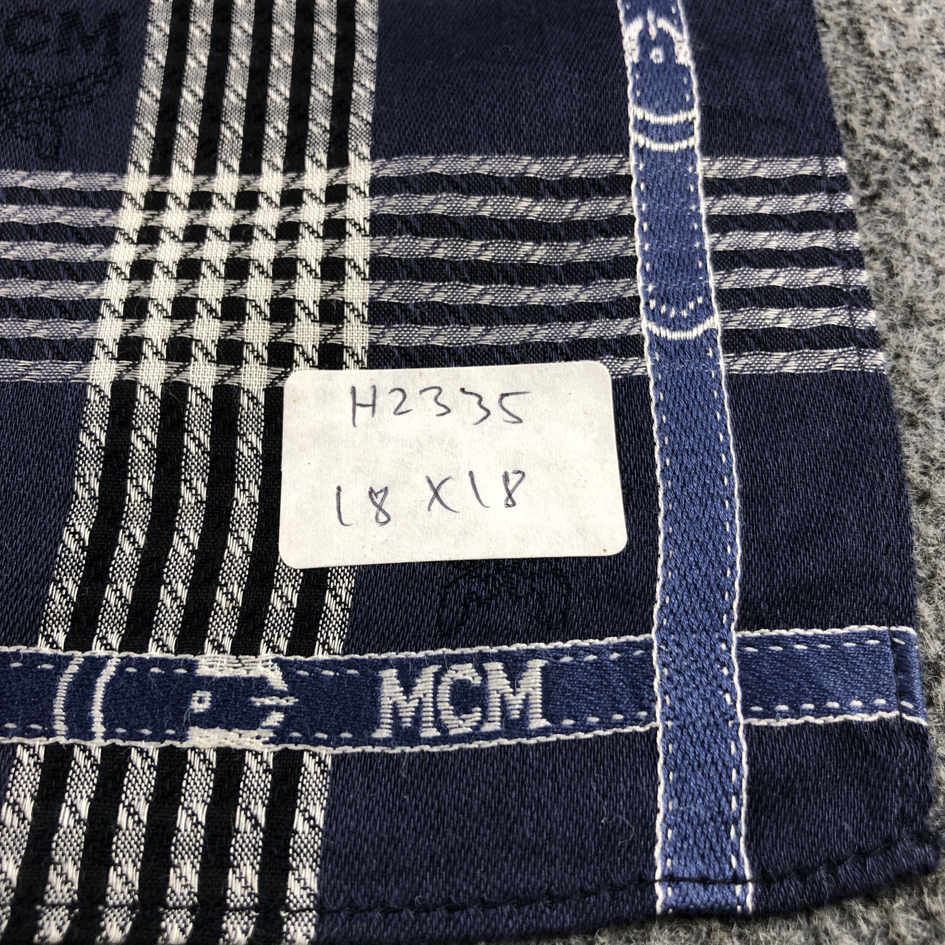 MCM MCM Tartan Handkerchief Neckerchief Bandana H2335 Size ONE SIZE - 6 Thumbnail