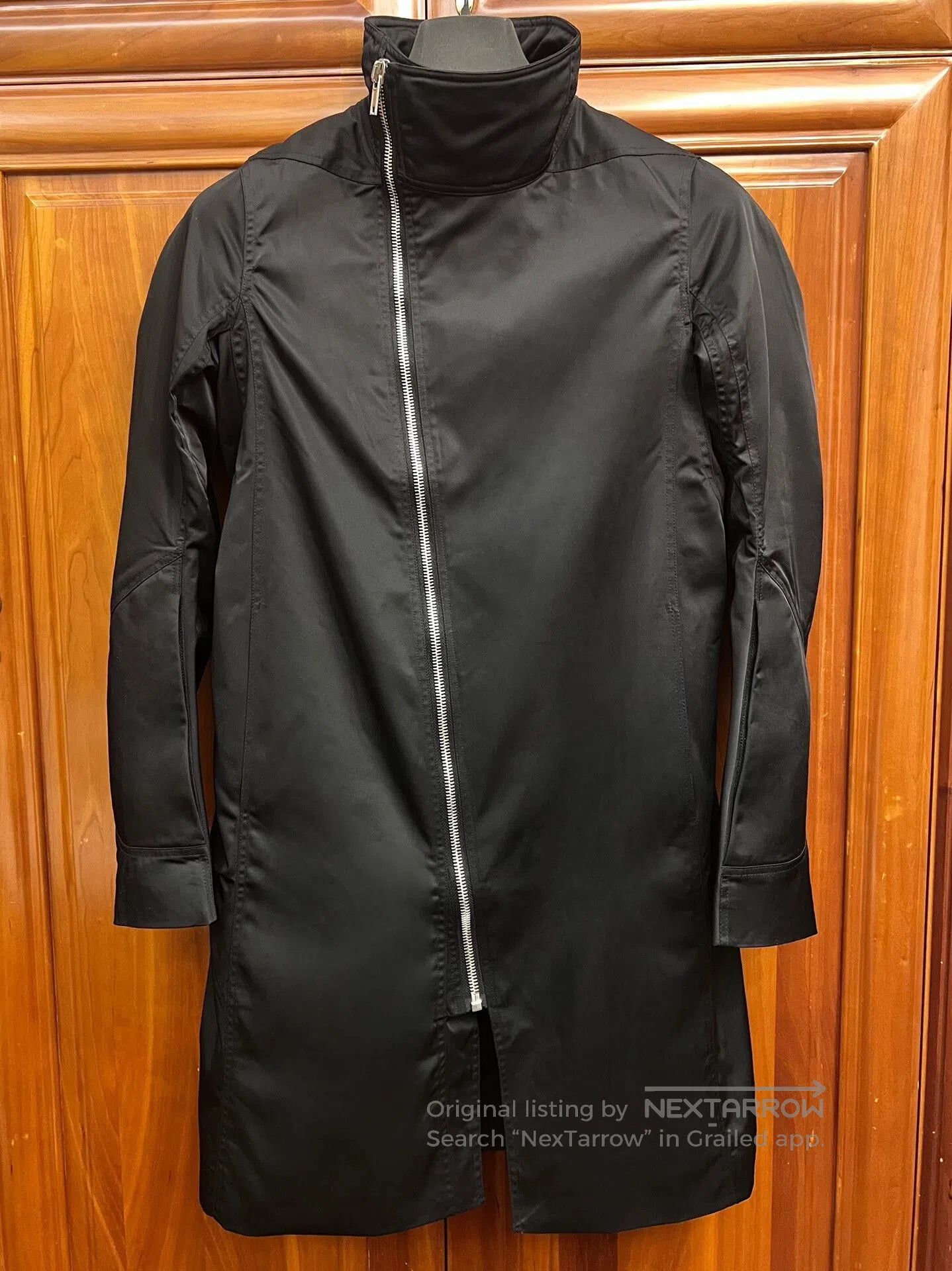 Rick Owens Rick Owens Black Zip Jacket Coat. Size US M / EU 48-50 / 2 - 4 Thumbnail