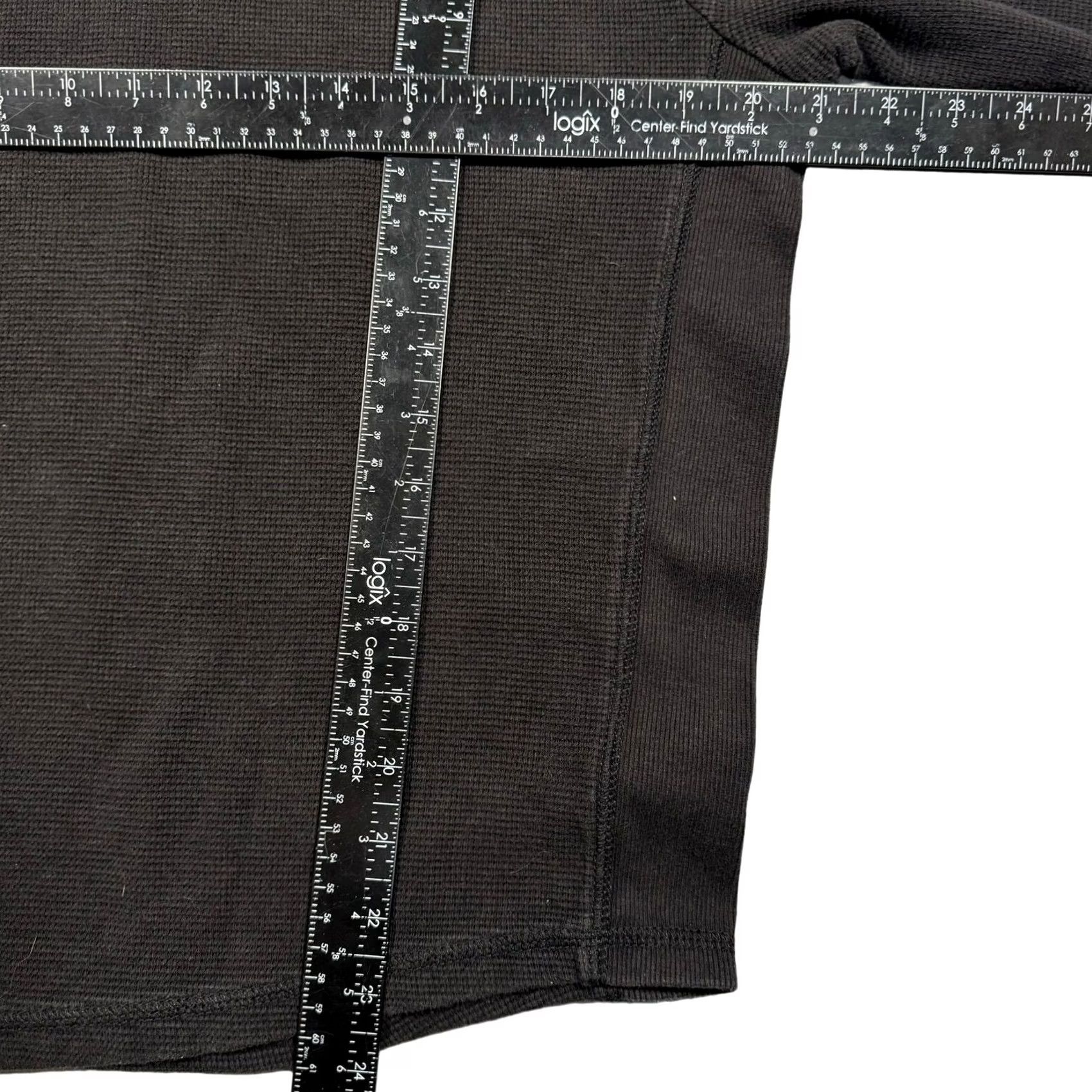 Vintage Calvin Klein Sweatshirt Men's XS Waffle Black Long Sleeve Hoodie Size US XS / EU 42 / 0 - 5 Thumbnail