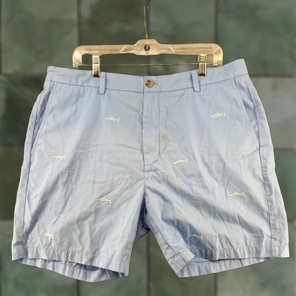 Vineyard Vines Vineyard Vines Mens Beach Shorts 38 Extra Large XL Blue Fish Size US 38 / EU 54 - 1 Thumbnail