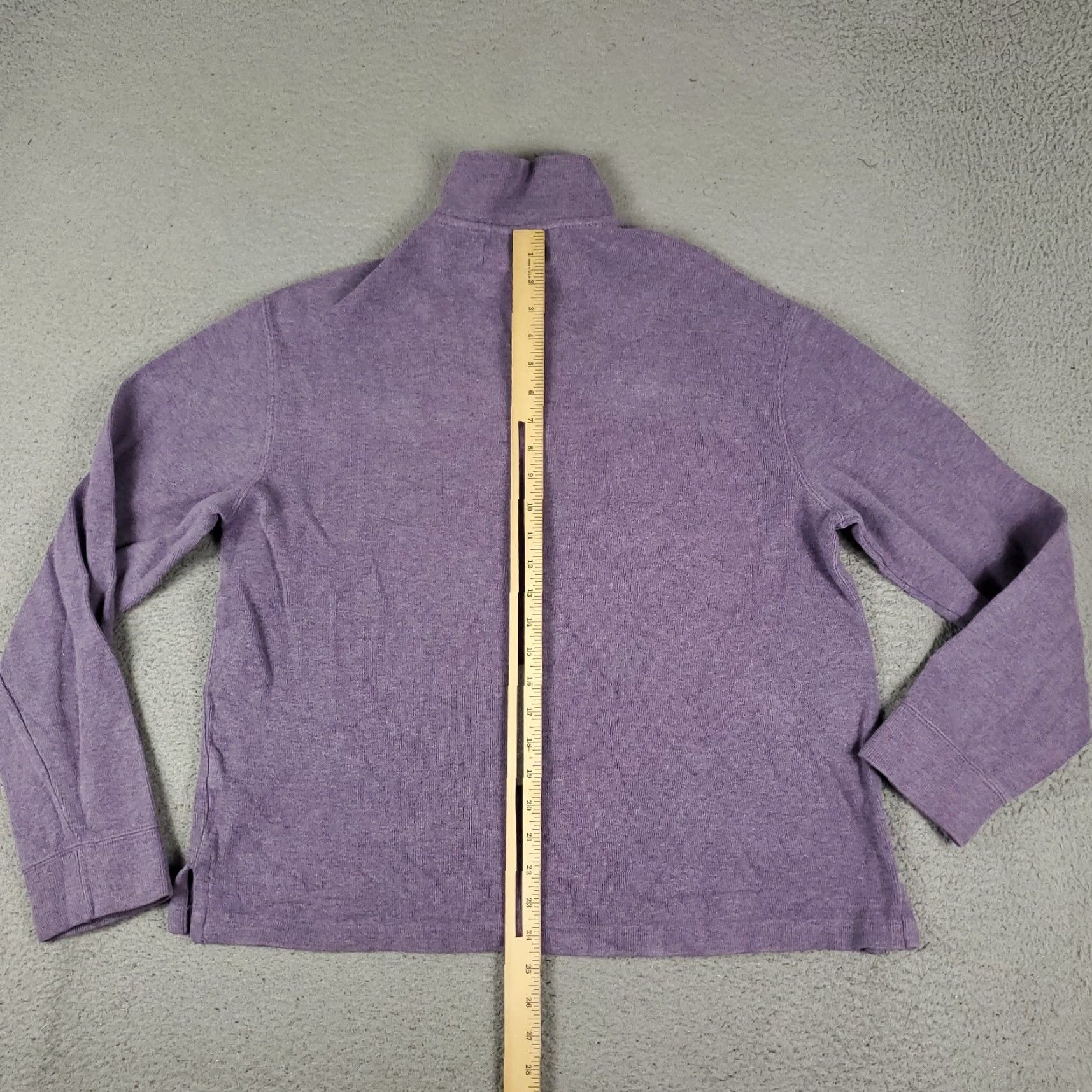 Ralph Lauren Ralph Lauren Sweater Mens Medium Purple 1/4 Zip Pullover Knit Logo Mock Neck Classic Size US M / EU 48-50 / 2 - 7 Thumbnail