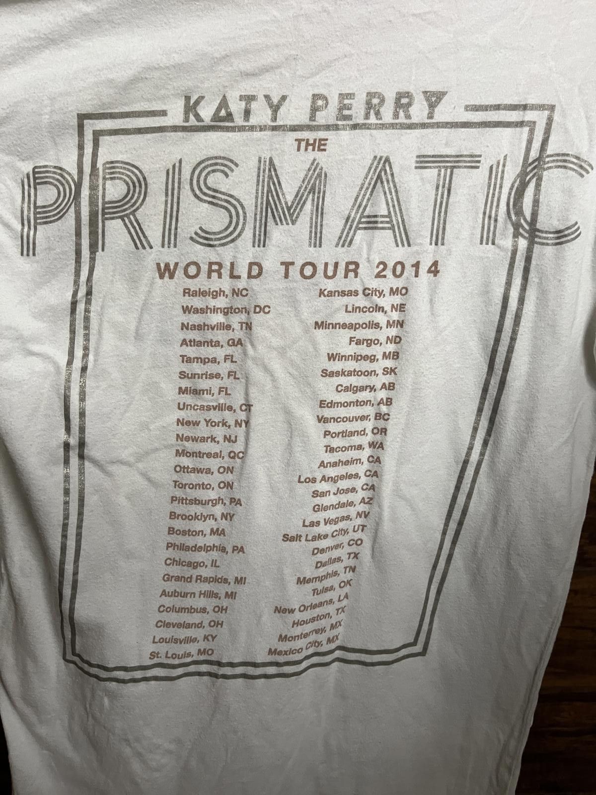 Next Level Apparel Katy Perry Prism T-shirt The Prismatic World Tour 201 Tee Size US XS / EU 42 / 0 - 6 Thumbnail