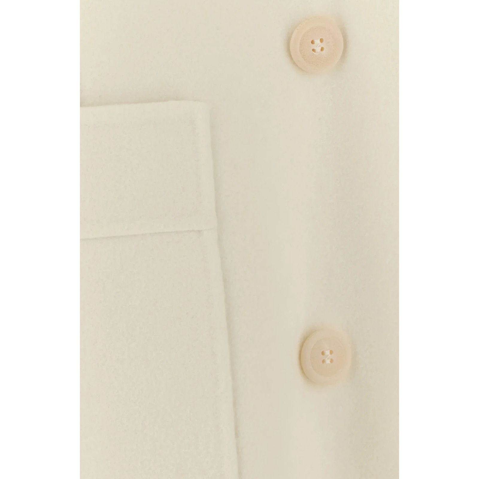 Max Mara MAX MARA Orma Ivory Wool Blend Coat New & Authentic (Women's Size M / US 6-8 / IT 42-44 - 3 Thumbnail