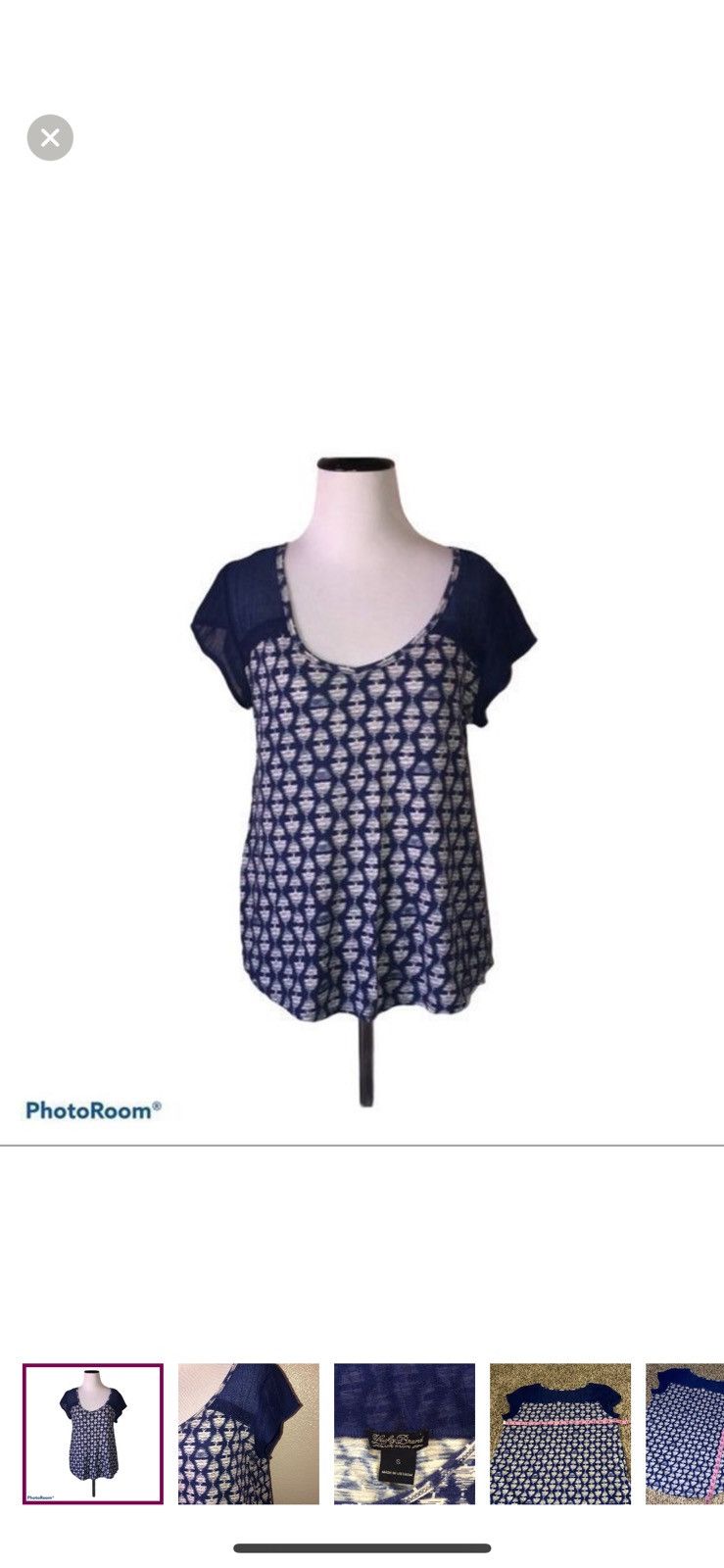 Lucky Brand Lucky brand small ikat top Size S / US 4 / IT 40 - 1 Thumbnail