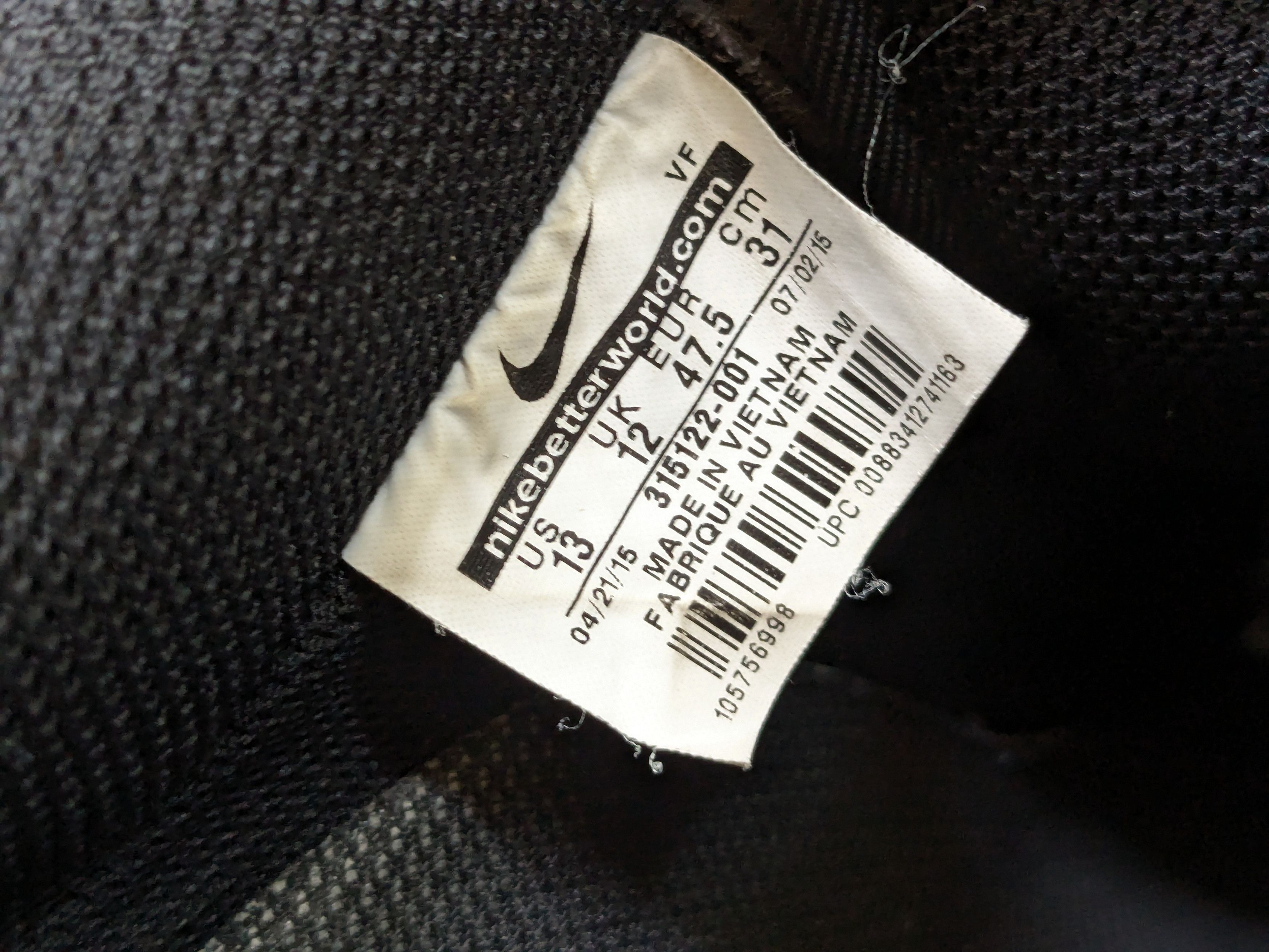 Nike Air Force 1 '07 Triple Black Low Leather 315122-001