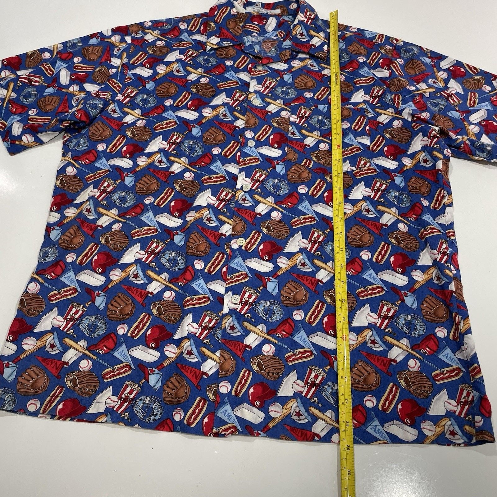 Reyn Spooner VTG Beaumont Men’s Large Tailored Baseball Hawaiian Shirt Size US L / EU 52-54 / 3 - 4 Thumbnail