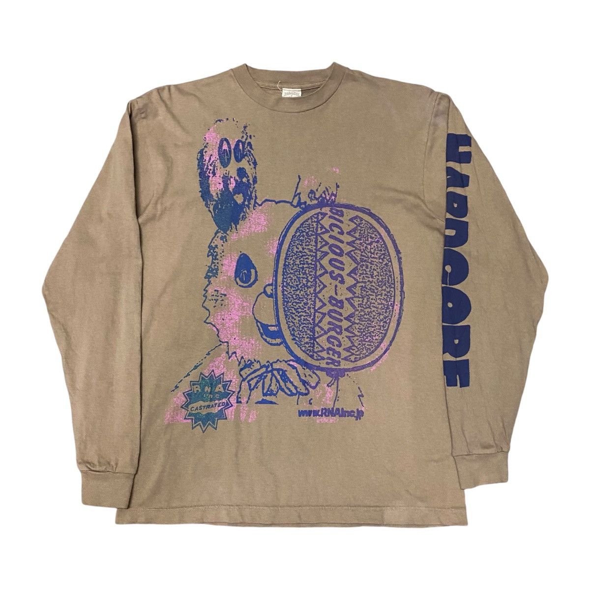 Japanese Brand × Vintage RNA Pre DNA Bicious-Burger Rabbit T Shirt Size US M / EU 48-50 / 2 - 1 Thumbnail