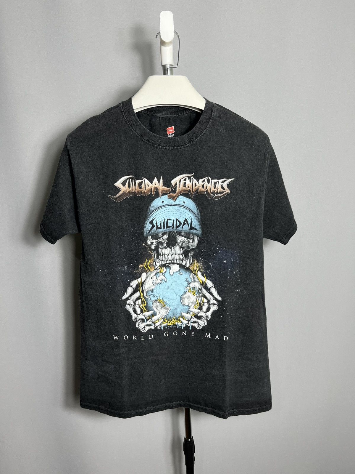 Band Tees × Hanes × Vintage Hanes Suicidal Tendencies World Gone Mad Shirt Y2K Band Tee Size US M / EU 48-50 / 2 - 1 Thumbnail
