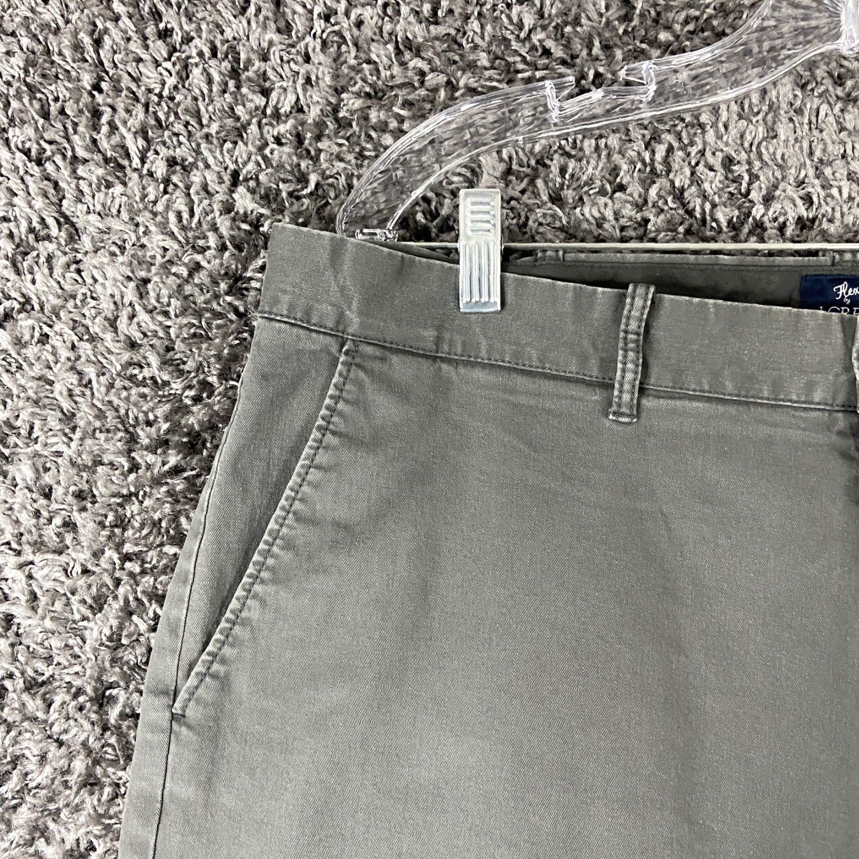 J.Crew J.CREW Flex Chino Pants Gray Regular 36x32 Mens Size US 36 / EU 52 - 3 Thumbnail
