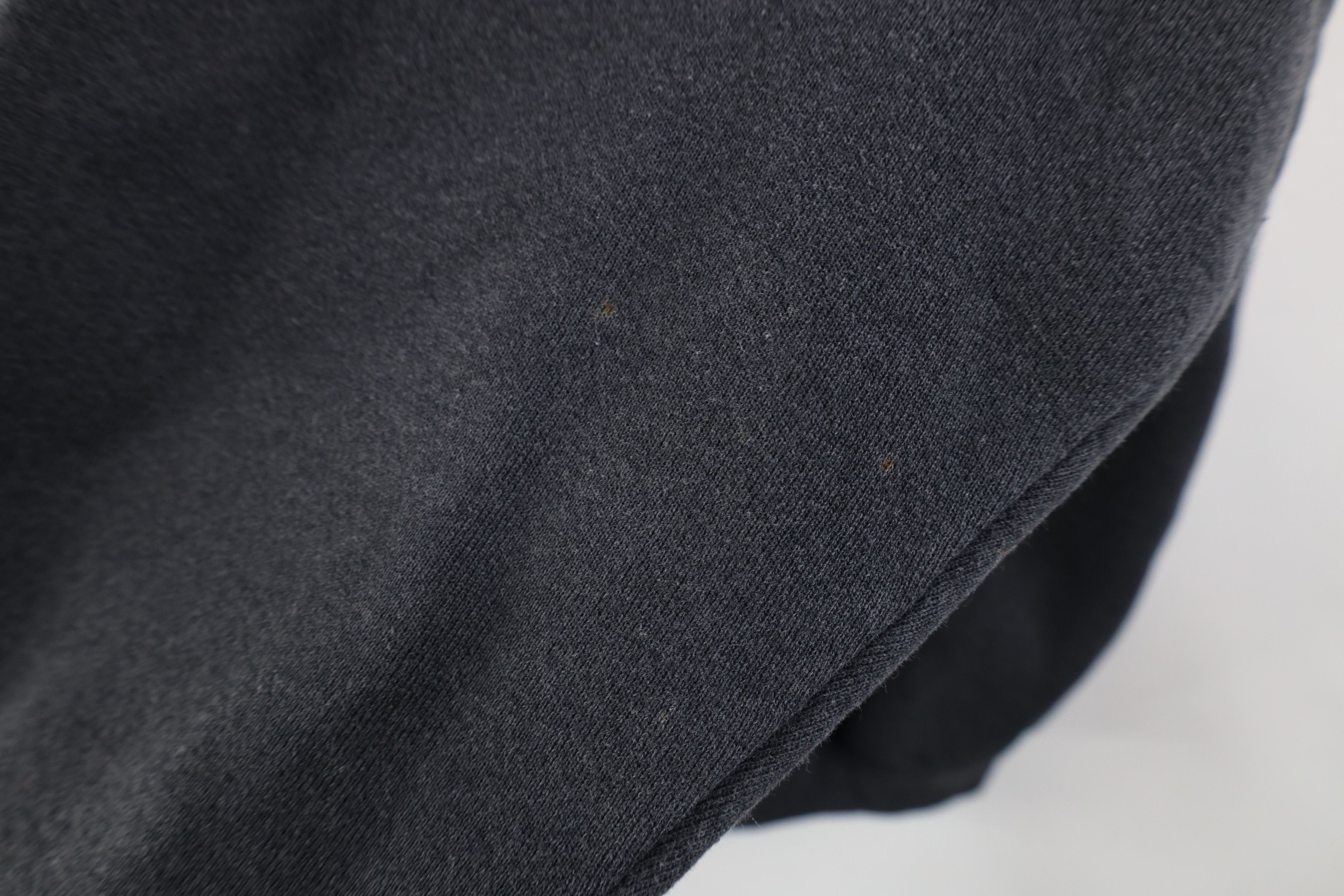 Vintage Vintage 90s Streetwear Faded Blank Crewneck Sweatshirt Black Size L / US 10 / IT 46 - 7 Thumbnail