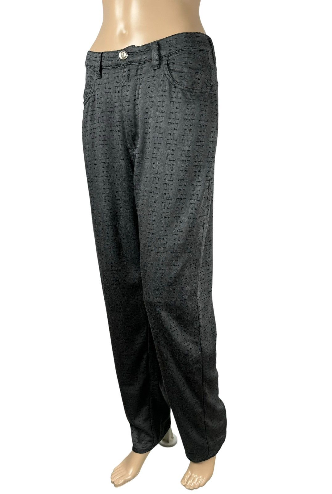 Trussardi × Vintage Trussardi Monogrammed Pants TJ Viscose size 31 Size US 31 - 1 Thumbnail