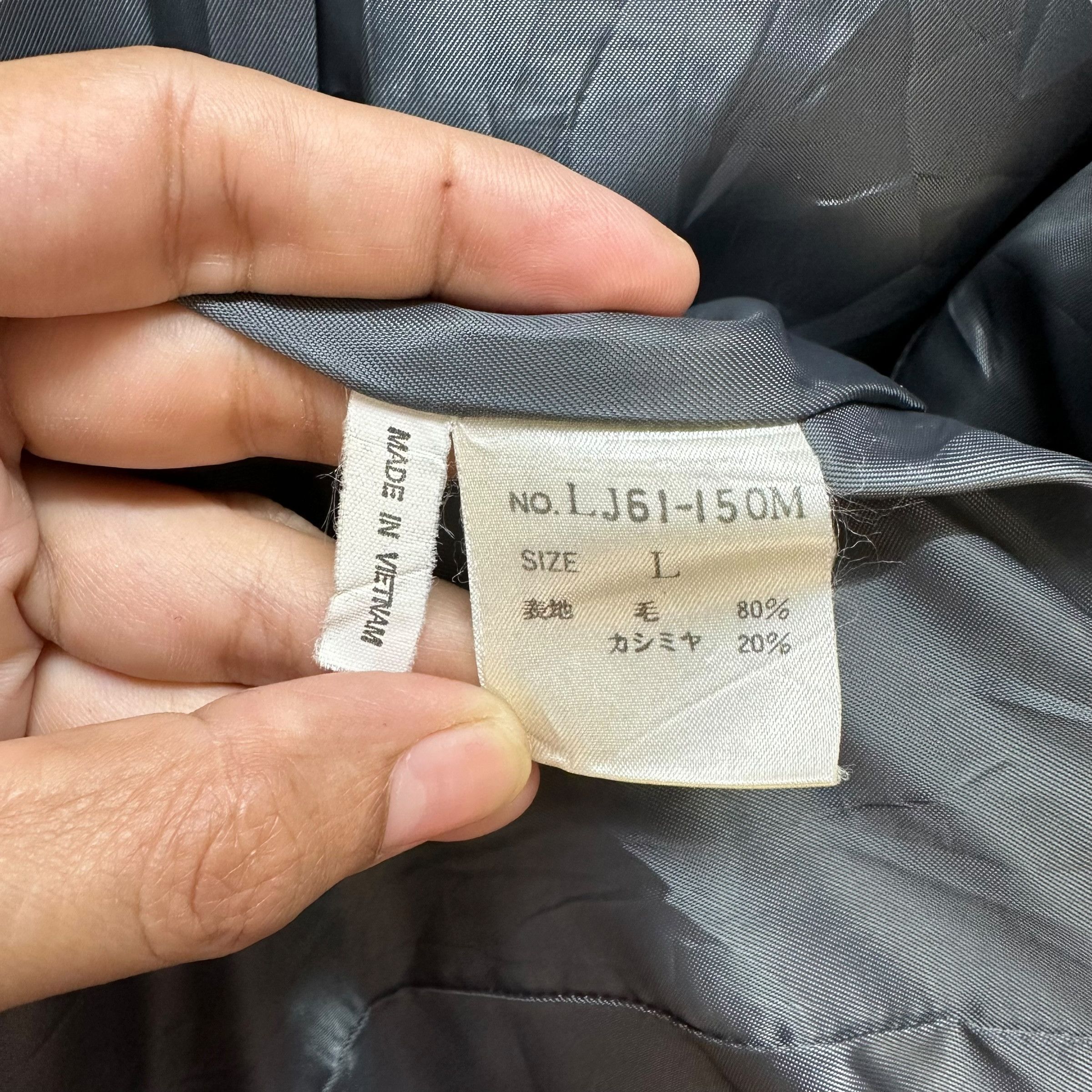 Japanese Brand DRAPERS BENCH Drake Double Breasted Wool Coat #A41-0938 Size L / US 10 / IT 46 - 8 Thumbnail