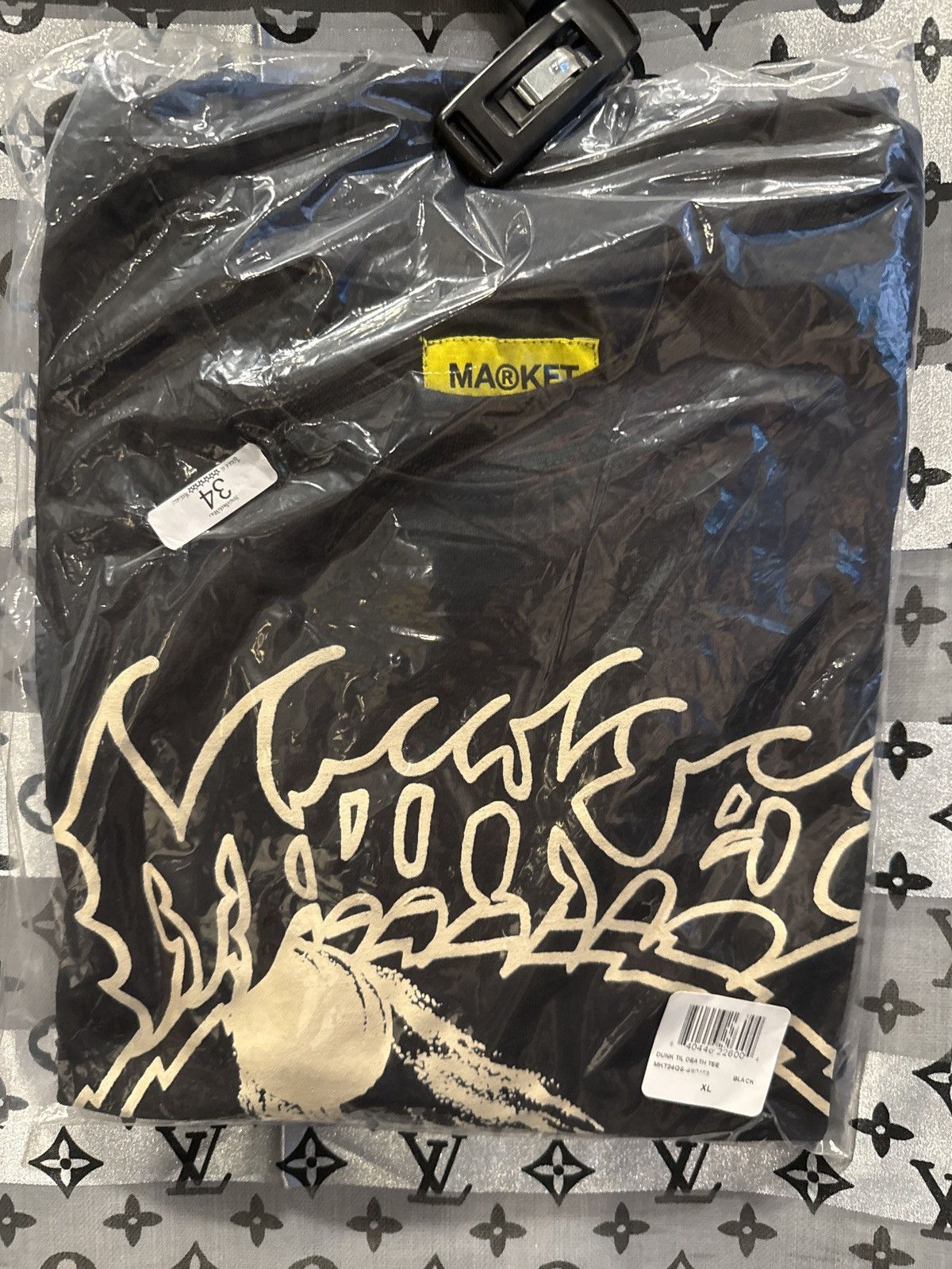 Market Market “Dunk Till Death” Tee Black XL Street Graphic Shirt Size US XL / EU 56 / 4 - 1 Thumbnail