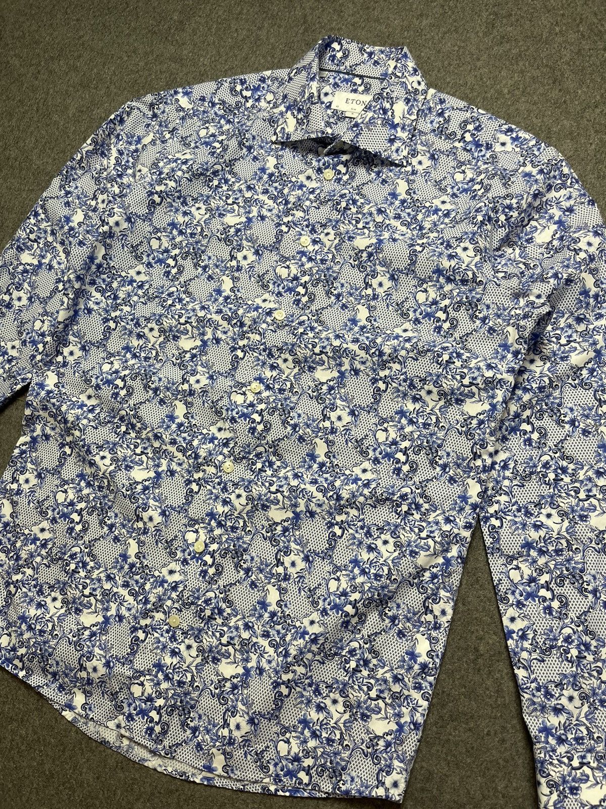 Eton Eton flower shirt Size US M / EU 48-50 / 2 - 3 Thumbnail