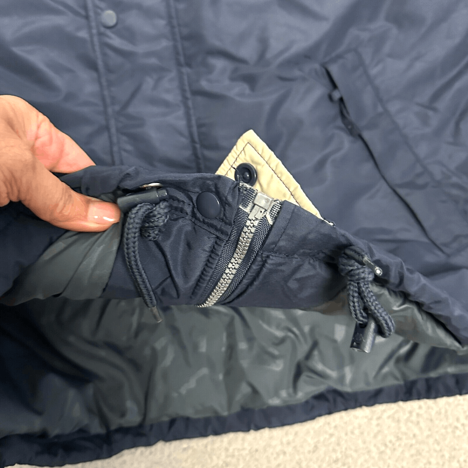 Kappa Vintage KAPPA Puffer Jacket Snap Buttons Navy Blue Size US M / EU 48-50 / 2 - 9 Thumbnail