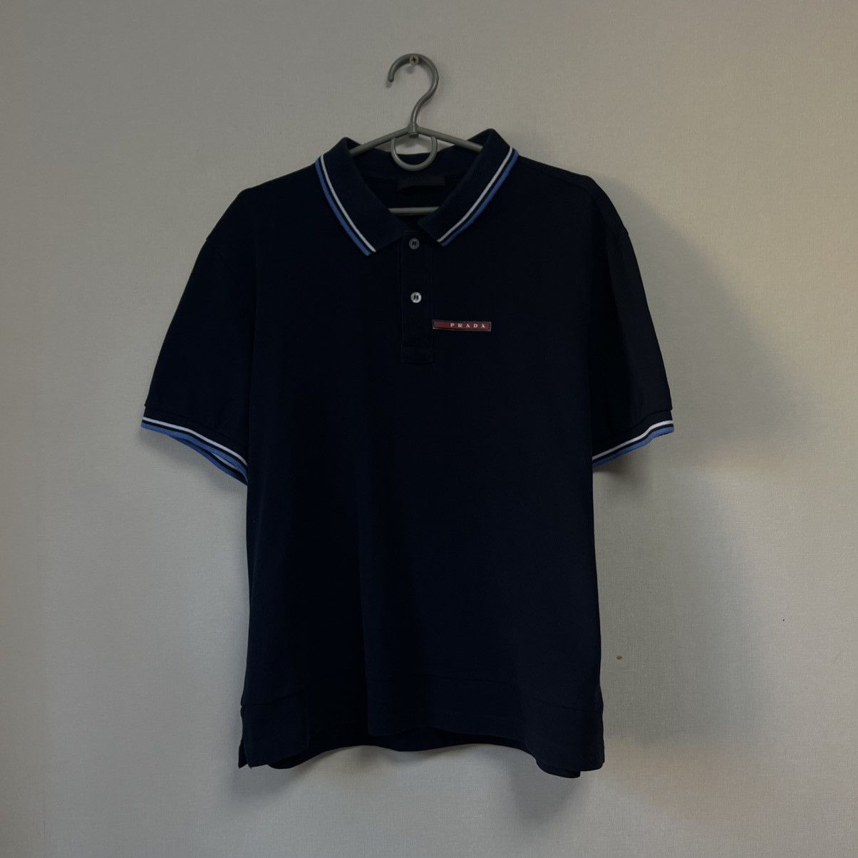 Prada Vintage Prada Polo T-Shirt Luxury Size US XXL / EU 58 / 5 - 1 Thumbnail