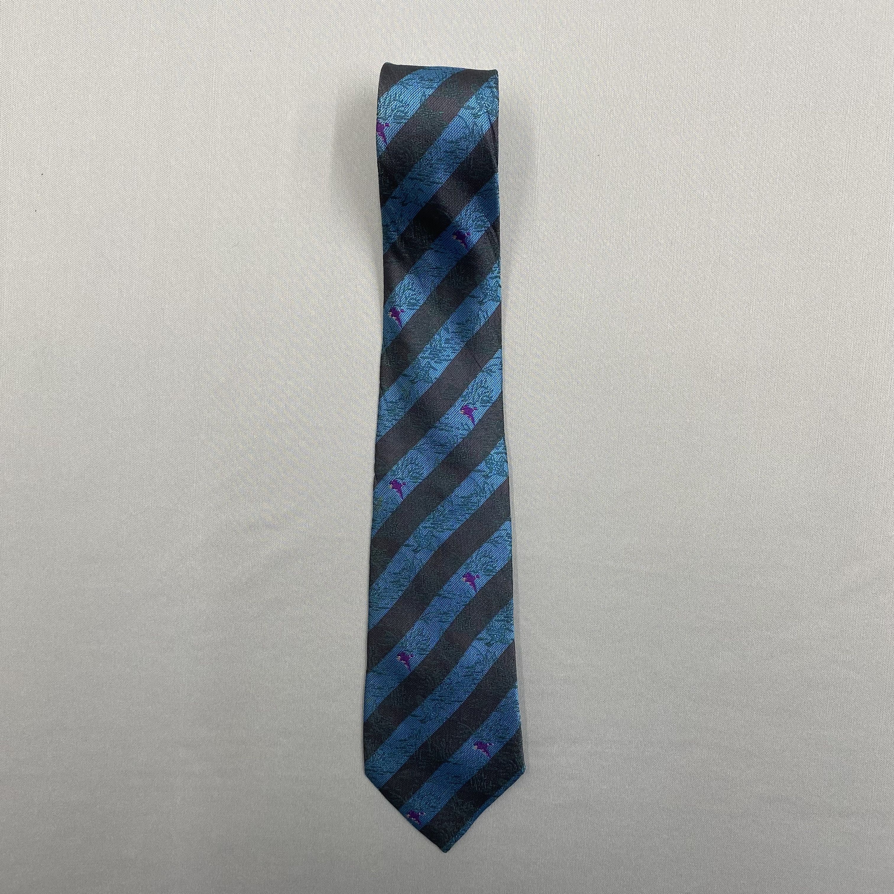 Lanvin Vintage Lanvin SILK Necktie Cravate Pure Silk Neck Tie Size ONE SIZE - 3 Thumbnail