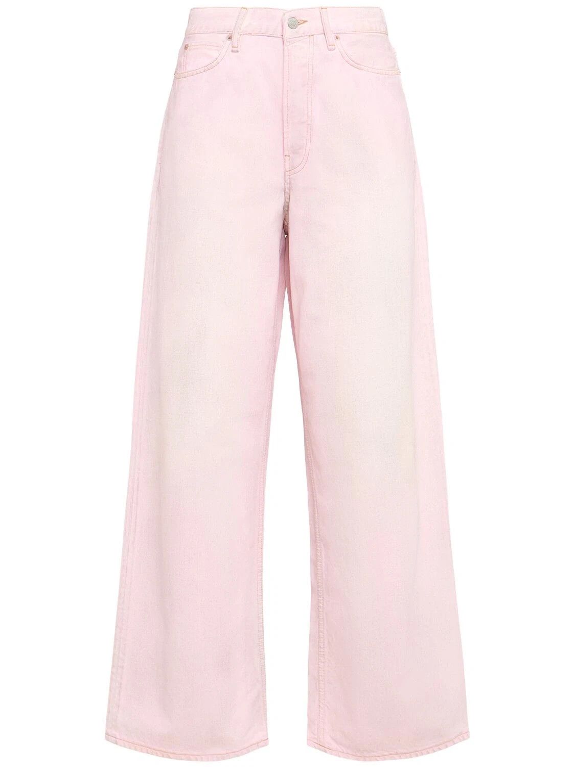 Acne Studios ACNE STUDIOS $620 1981 Pink Wide Jeans New & Authentic Size 25" / US 0 / IT 36 - 1 Thumbnail